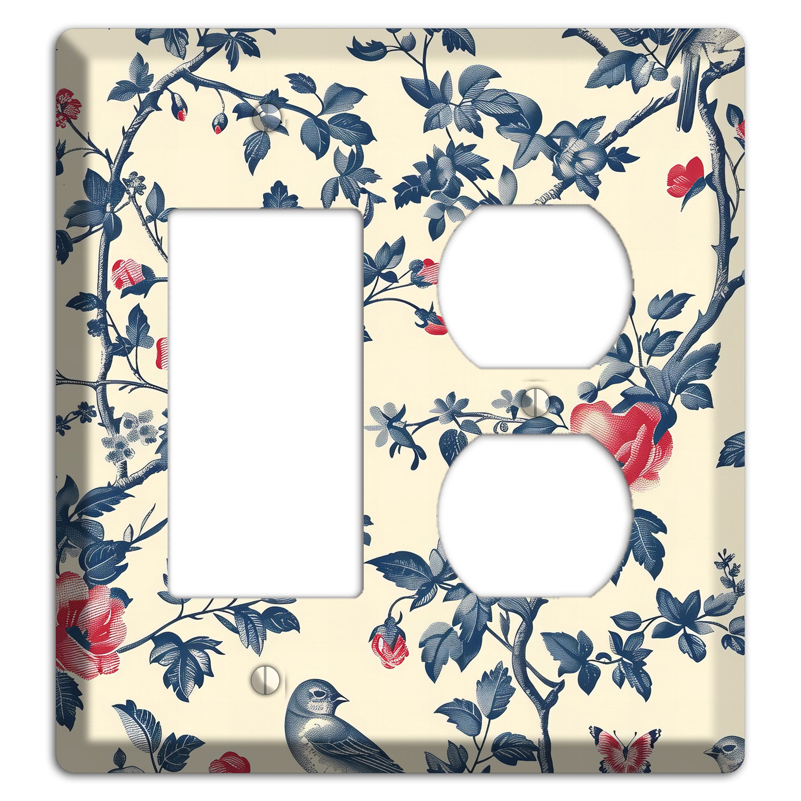 Songbirds & Thorns Rocker / Duplex Wallplate