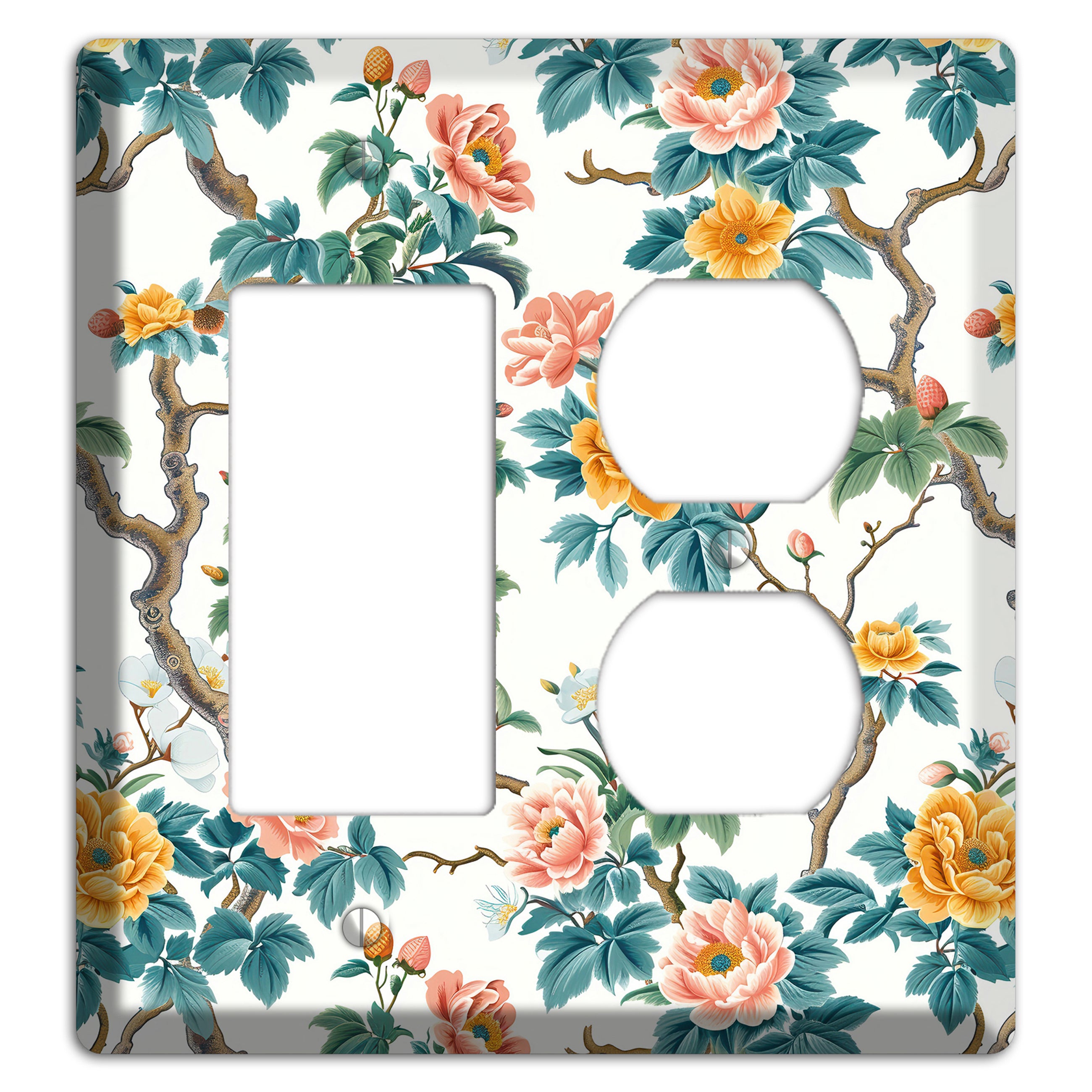 Blossom & Bough Rocker / Duplex Wallplate