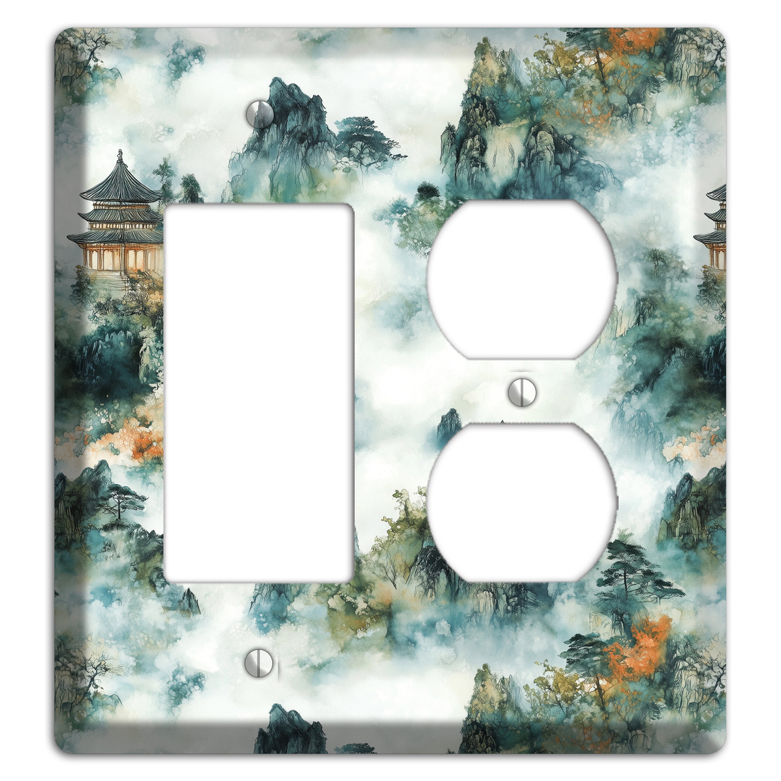 Pavilions in the Mist Rocker / Duplex Wallplate