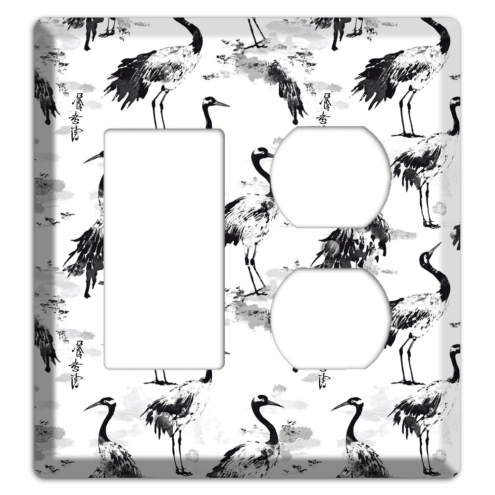Sumi Ink Vigil Rocker / Duplex Wallplate