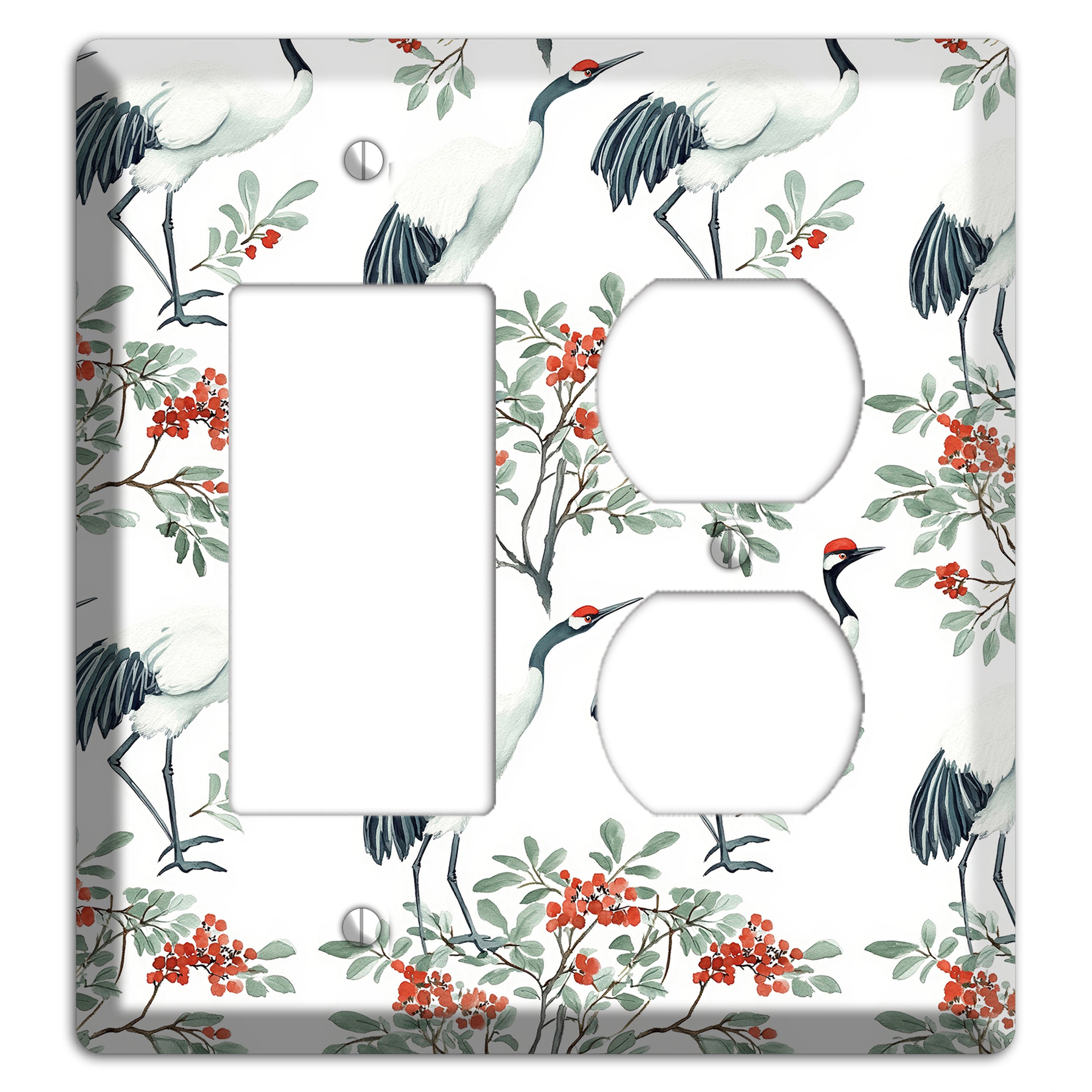 Scarlet Crown Reverie Rocker / Duplex Wallplate