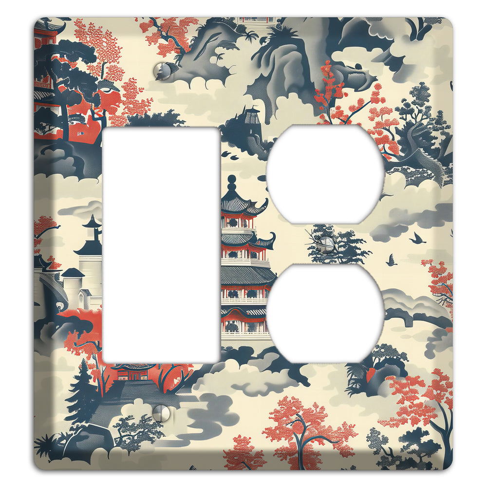 Ink & Ember Pagoda Rocker / Duplex Wallplate