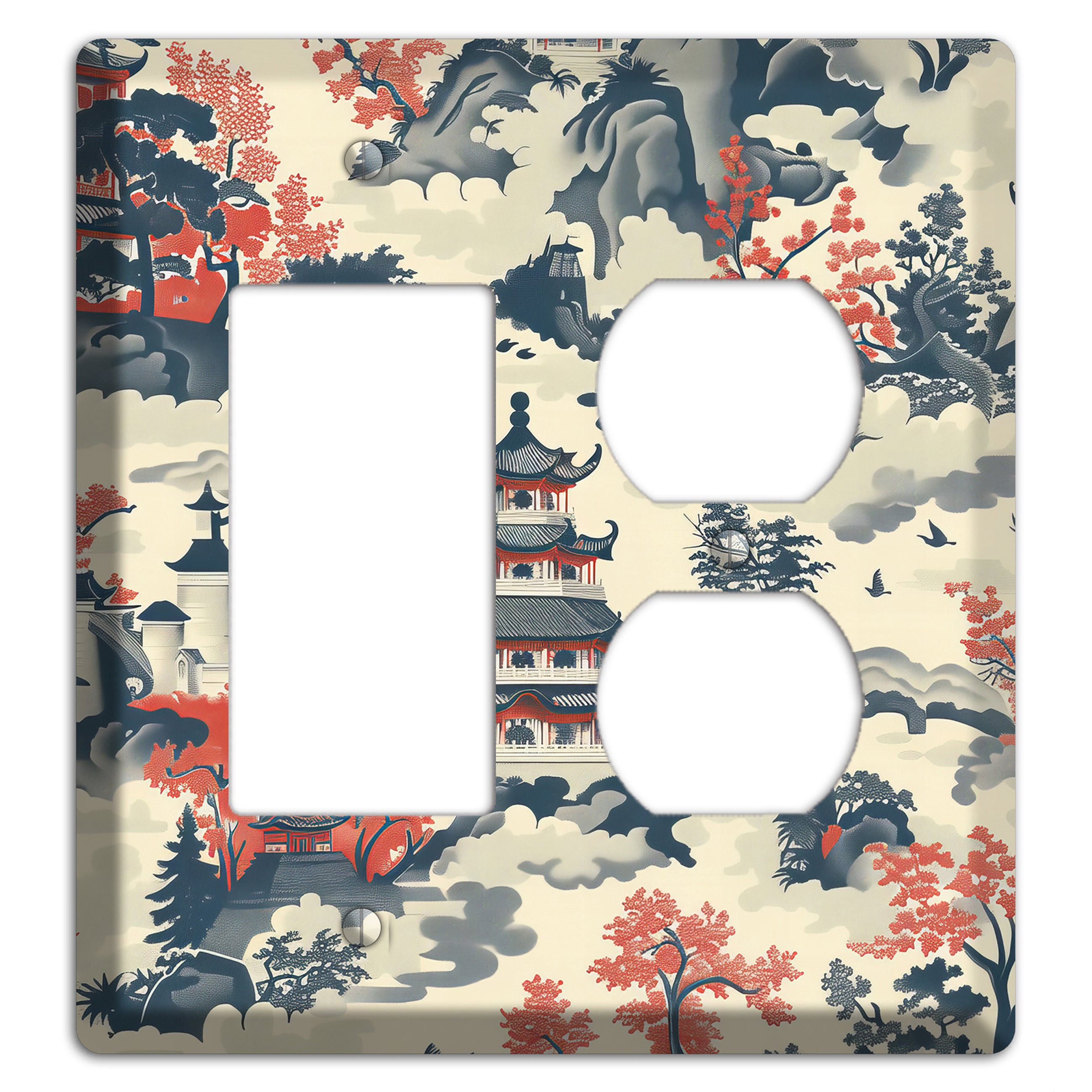 Ink & Ember Pagoda Rocker / Duplex Wallplate
