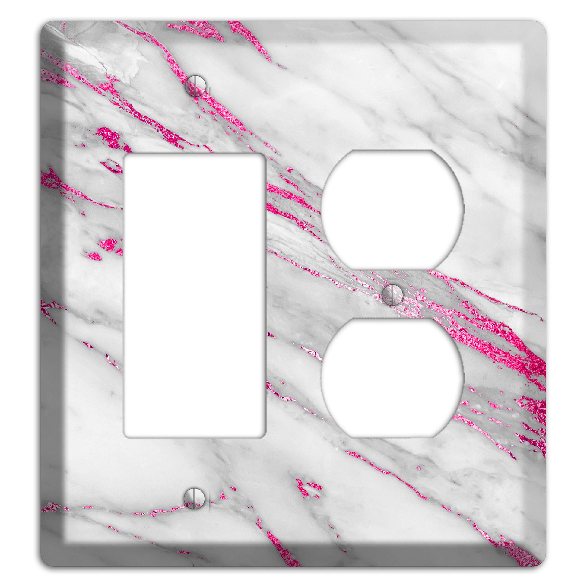 Can Can Marble Rocker / Duplex Wallplate