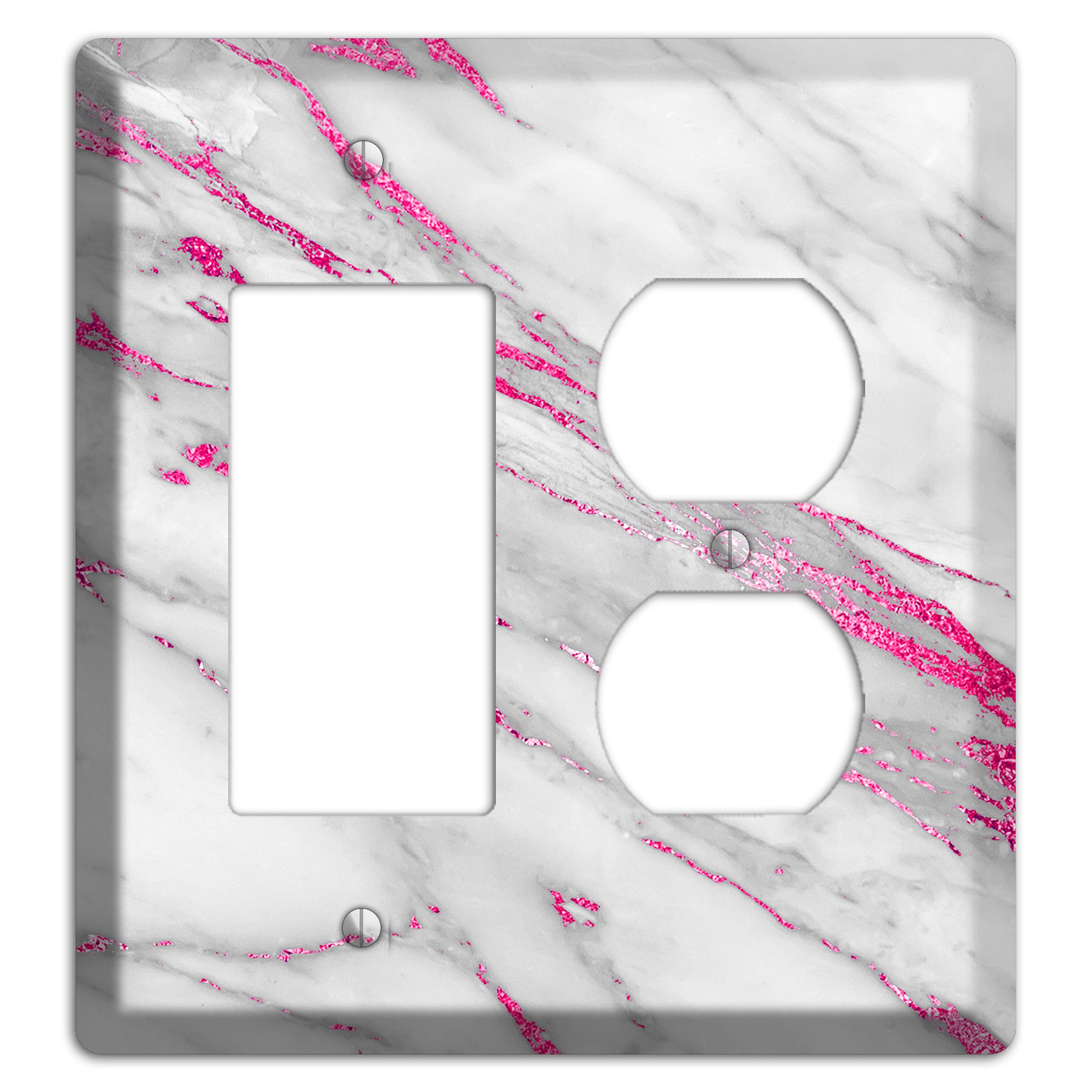 Can Can Marble Rocker / Duplex Wallplate
