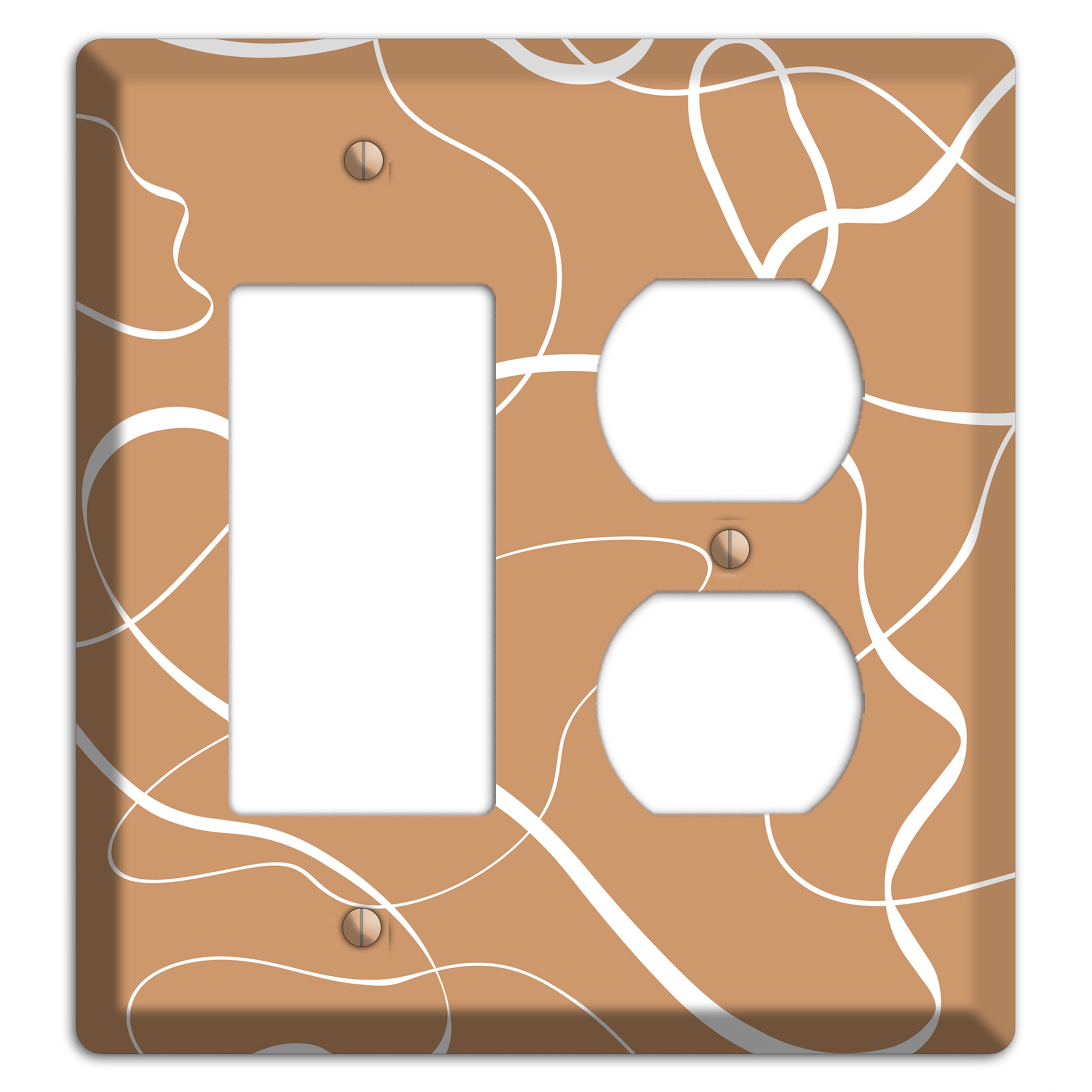 Wandering Thread Rocker / Duplex Wallplate