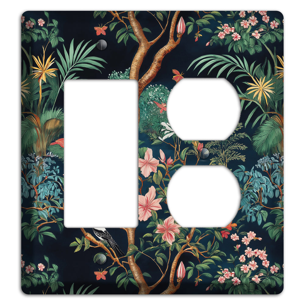 Jungle Nocturne Rocker / Duplex Wallplate