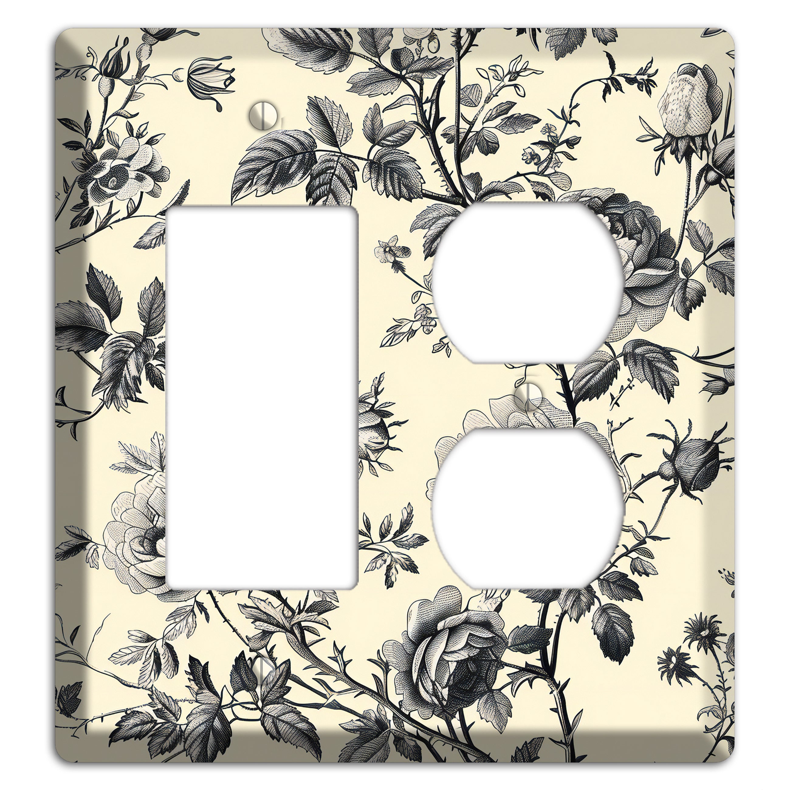 Thorned Reverie Rocker / Duplex Wallplate