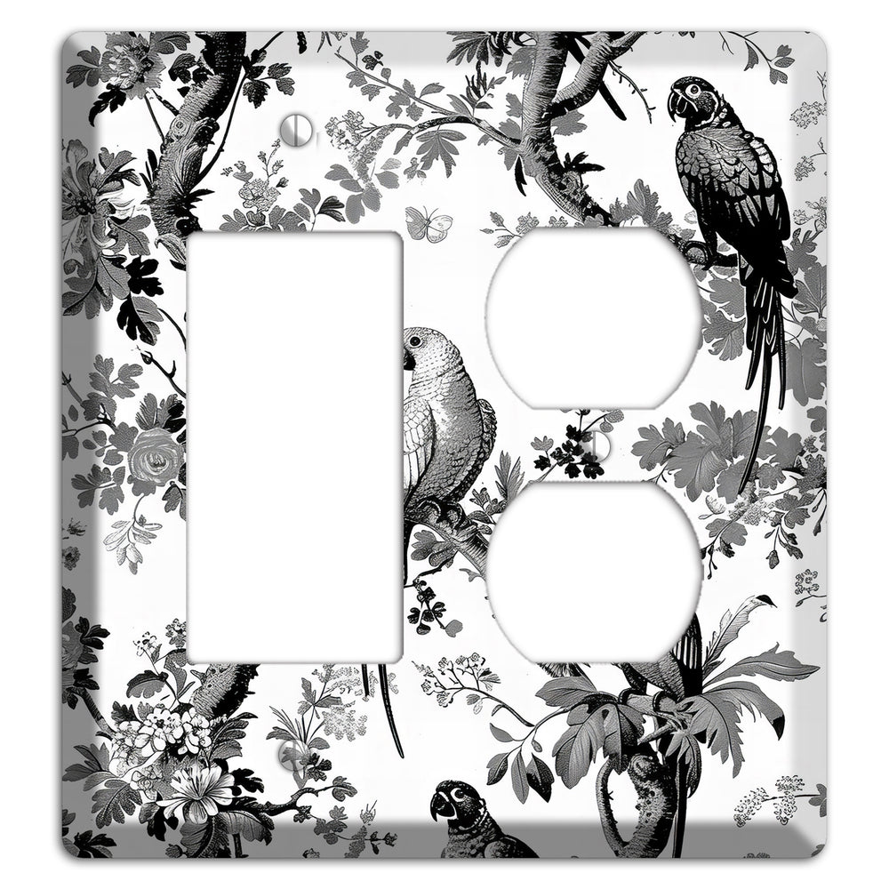 Parlor of Parrots Rocker / Duplex Wallplate