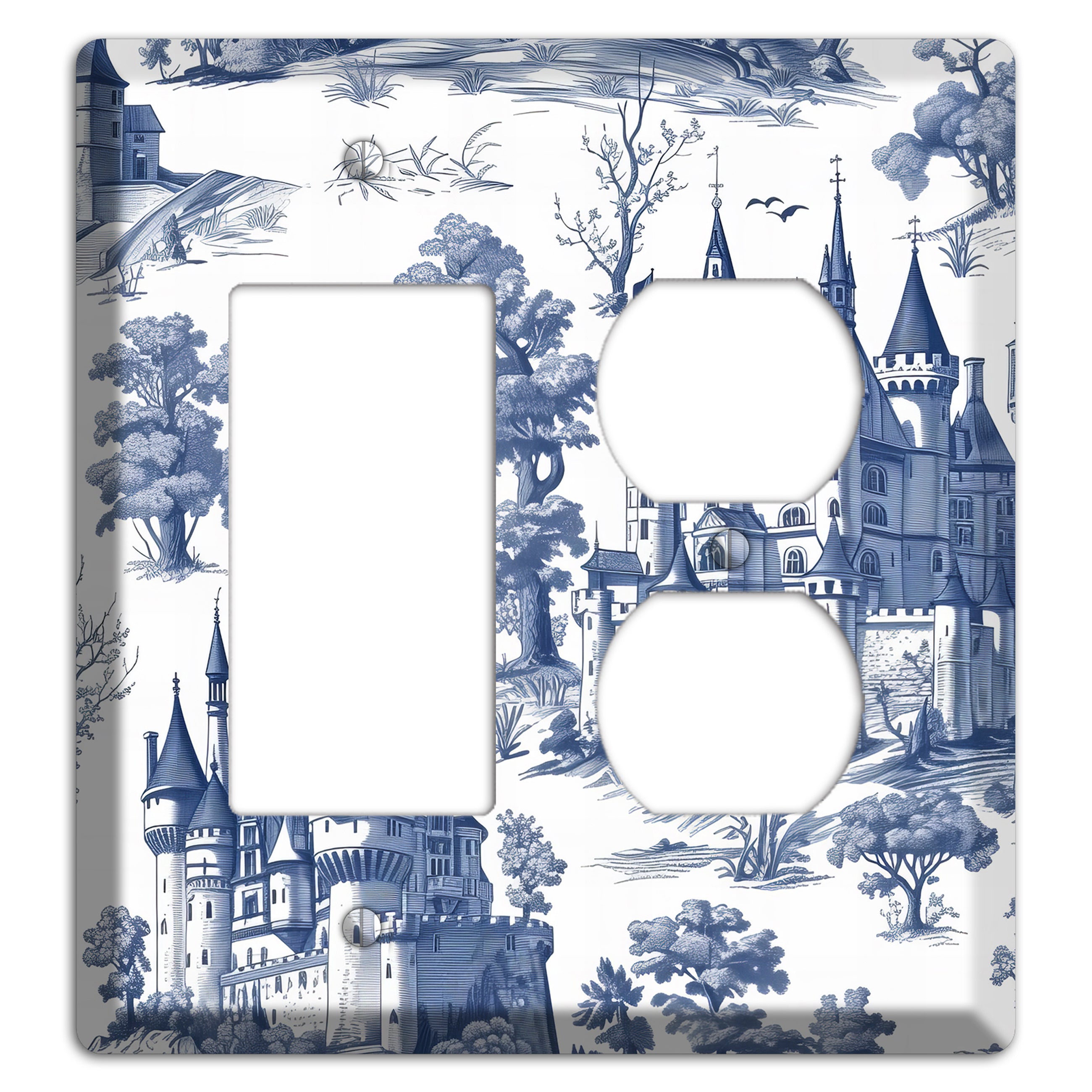 Fortress & Fog Rocker / Duplex Wallplate