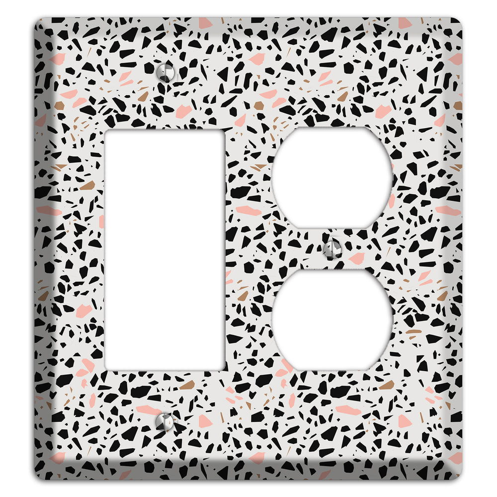 Monochrome Mix Rocker / Duplex Wallplate