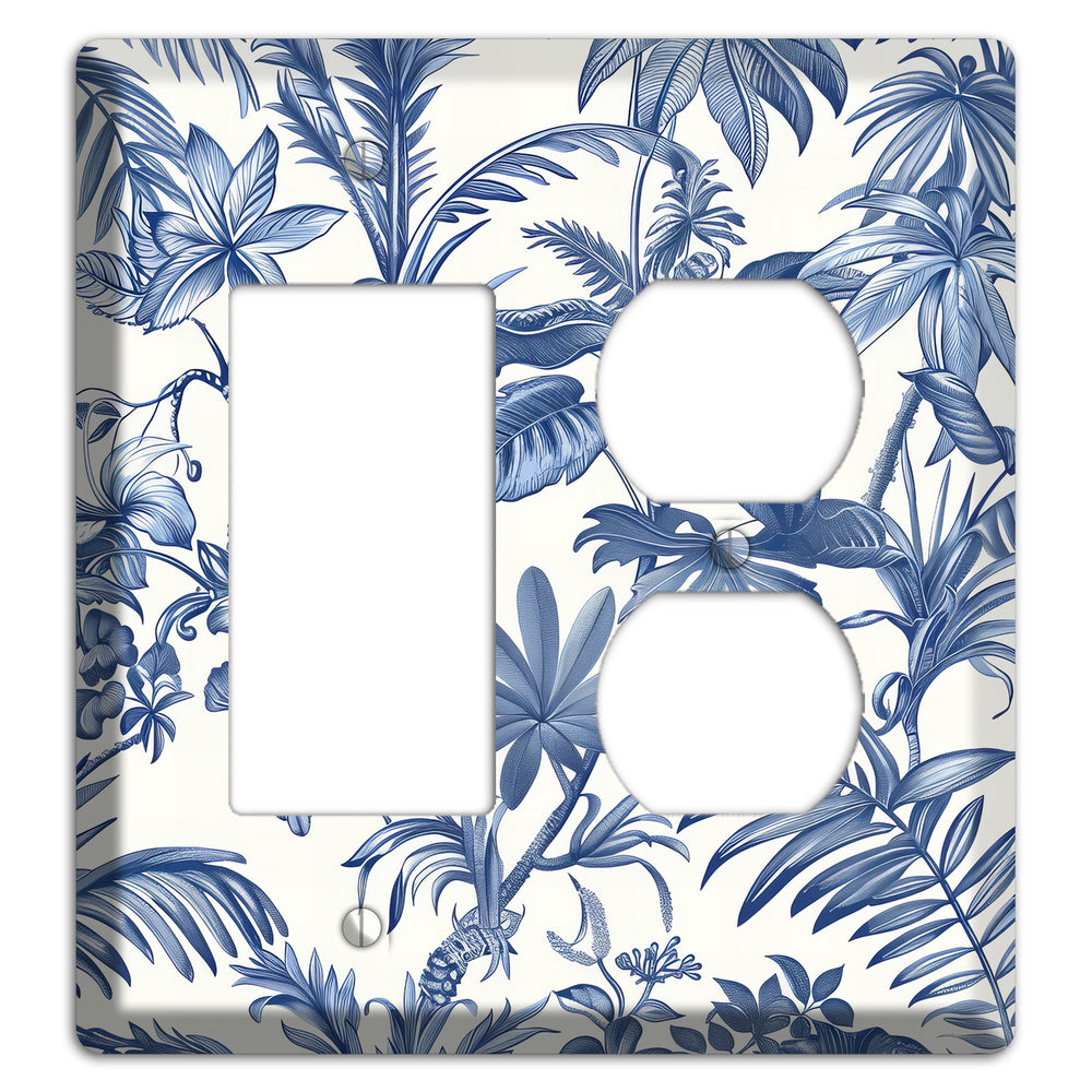 Tropic Indigo Reverie Rocker / Duplex Wallplate