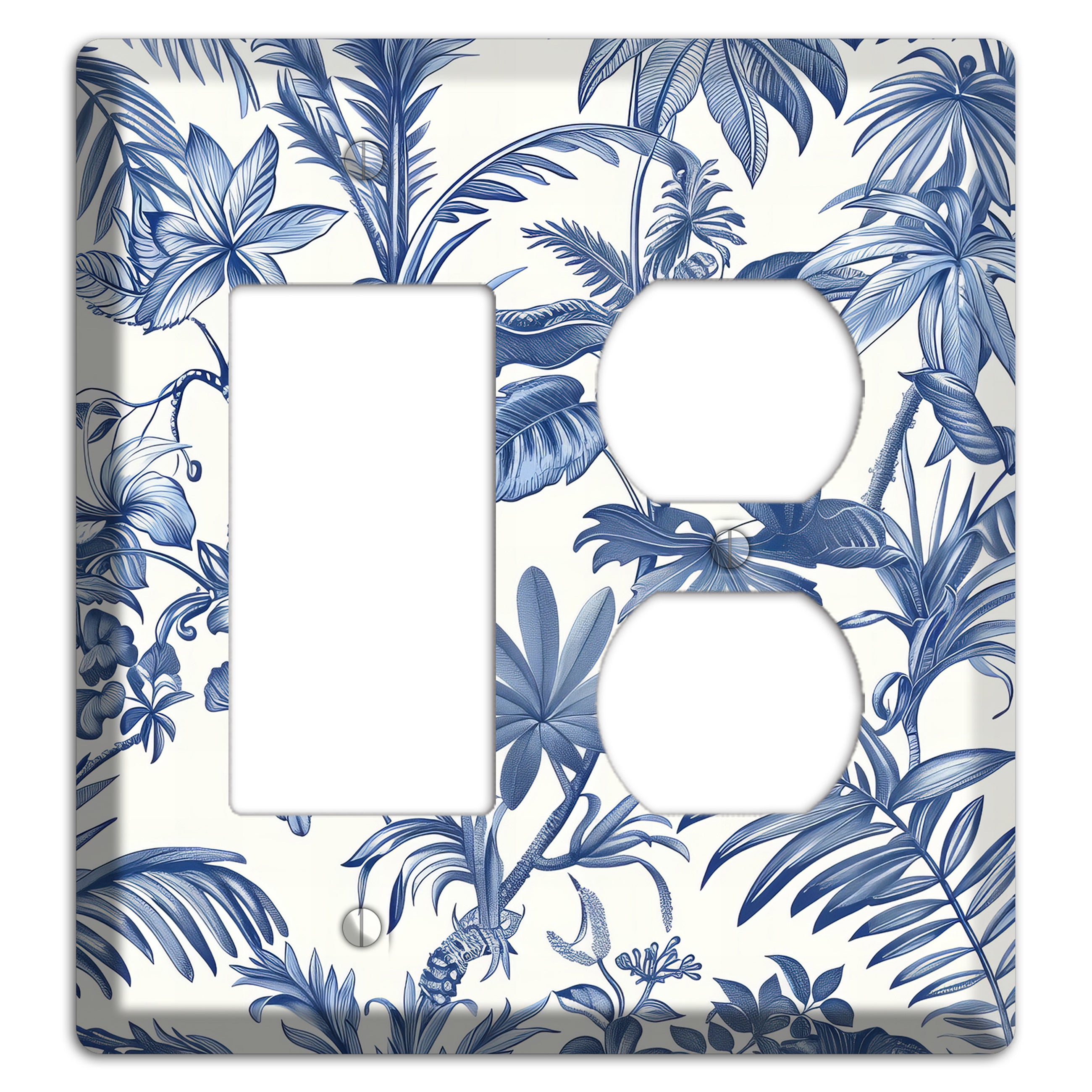 Tropic Indigo Reverie Rocker / Duplex Wallplate