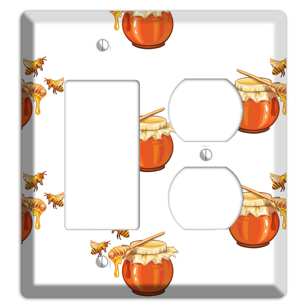 Honey & Hive Rocker / Duplex Wallplate