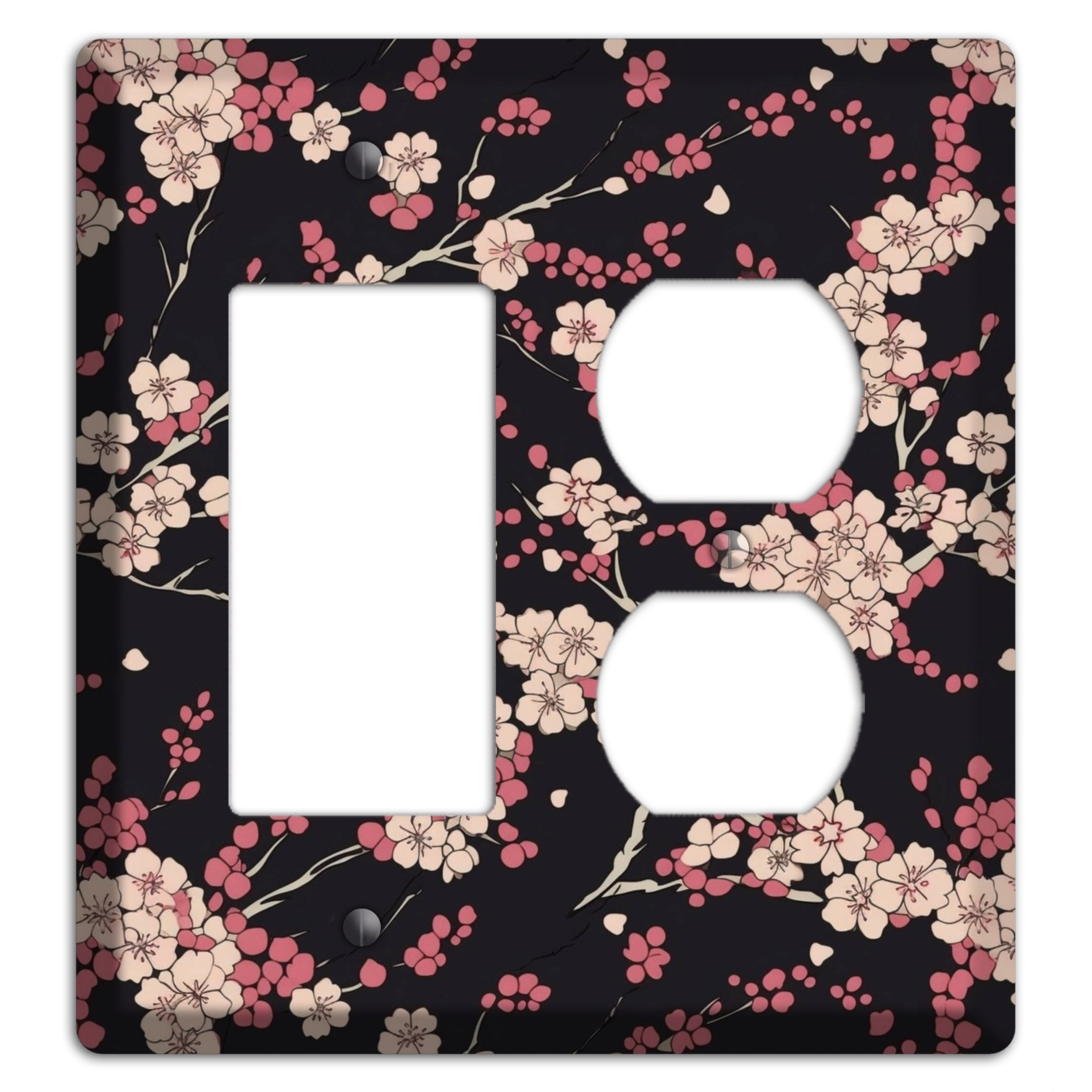 Night Blossom Drift Rocker / Duplex Wallplate