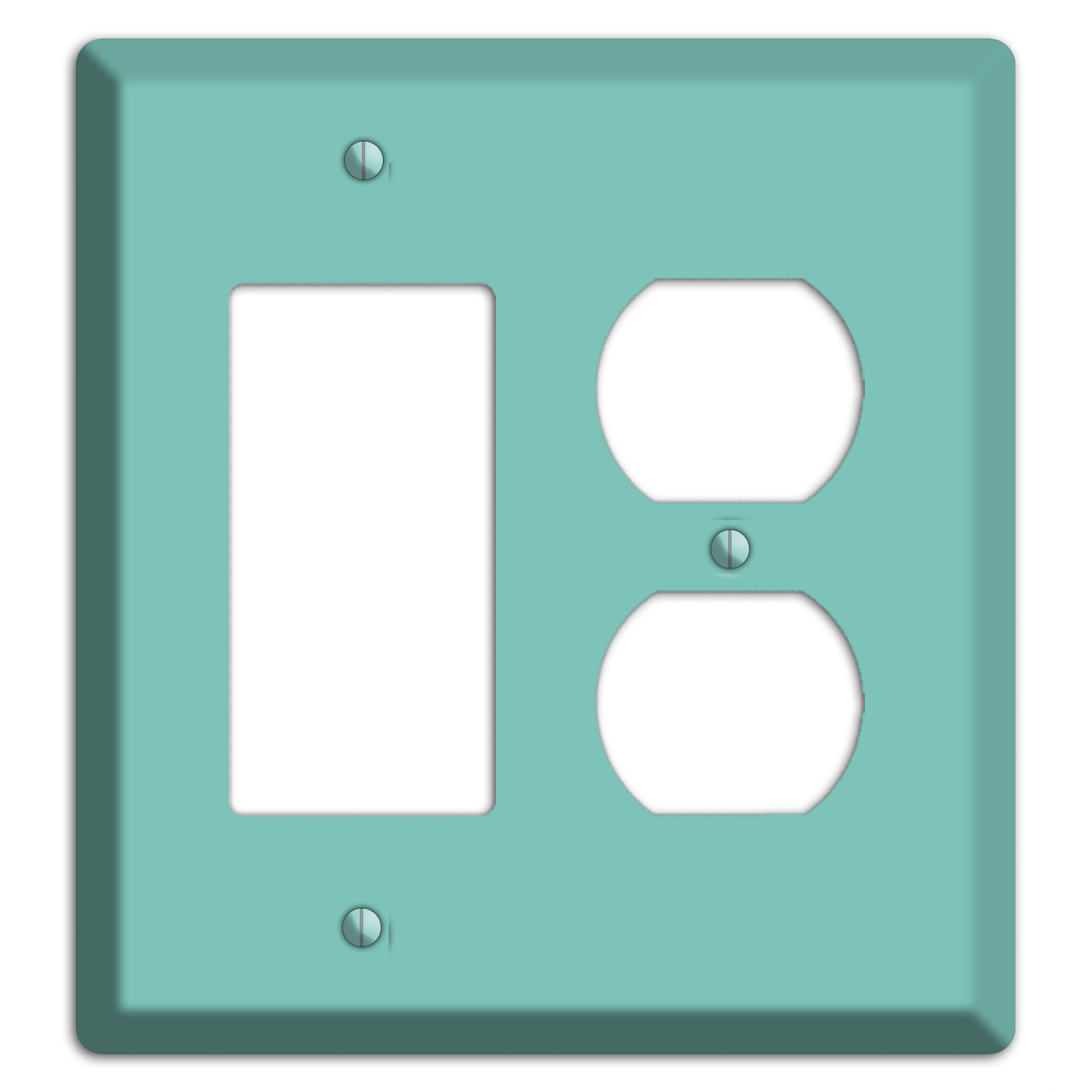 Baxter Seafoam Rocker / Duplex Wallplate