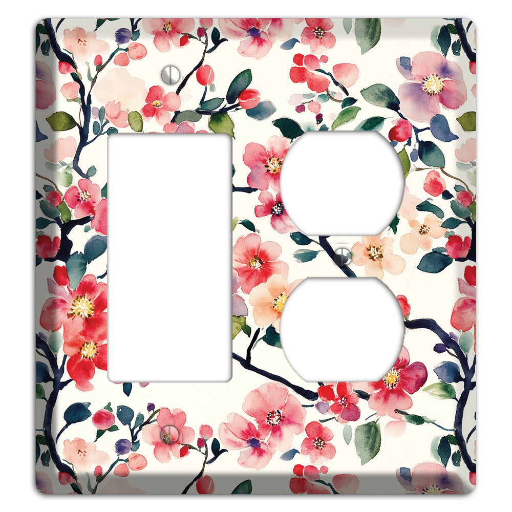 Blossom & Bough Rocker / Duplex Wallplate
