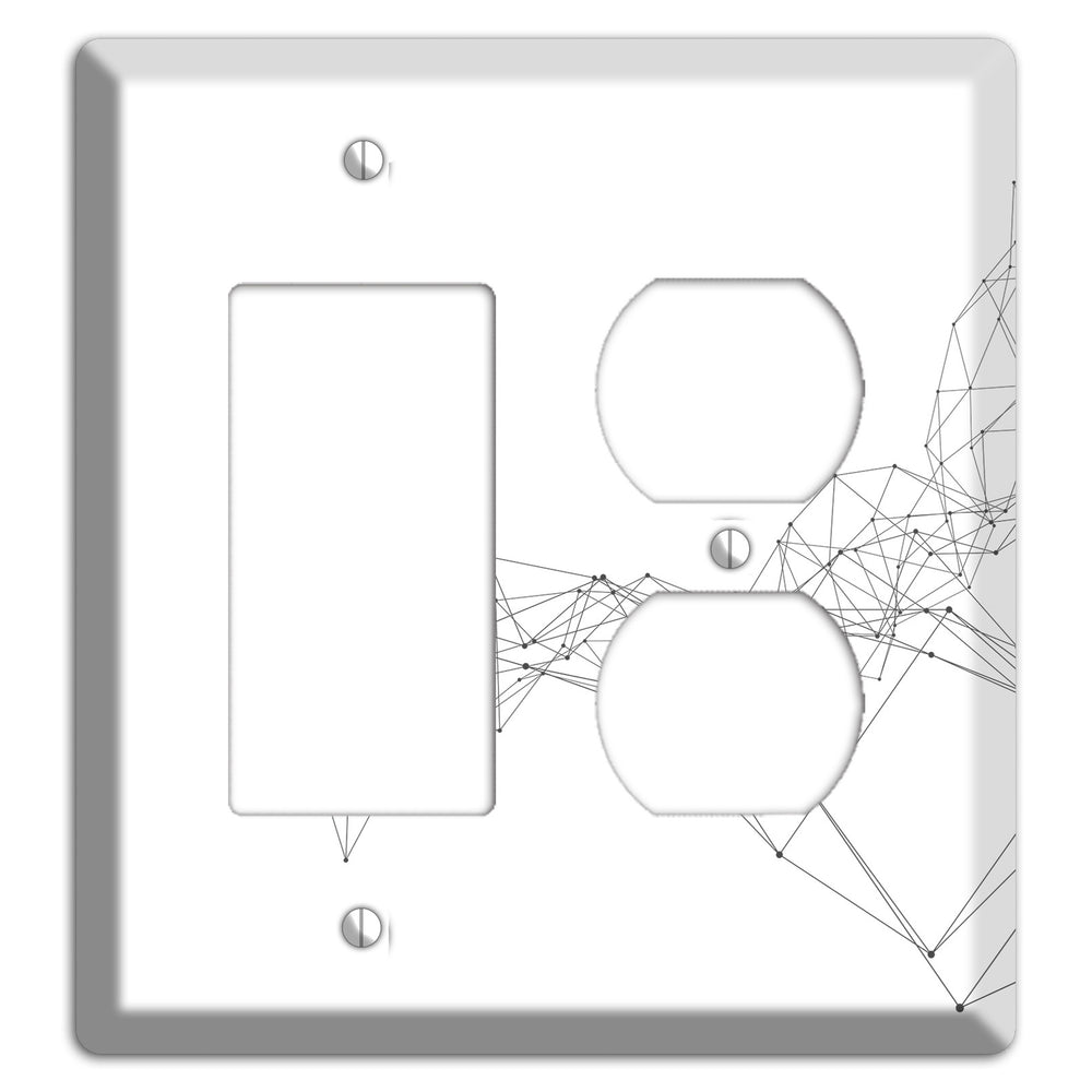 Emergent Mesh Theory Rocker / Duplex Wallplate