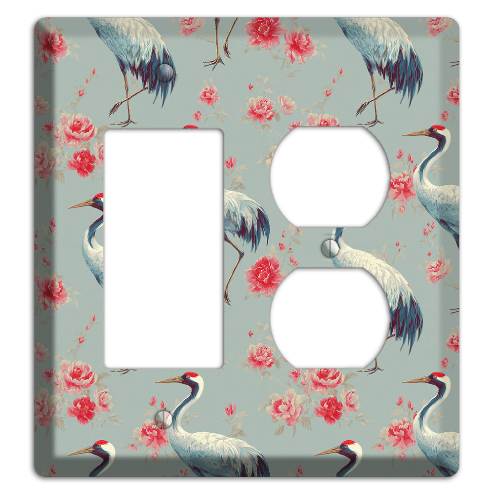 Rose Mist Vigil Rocker / Duplex Wallplate