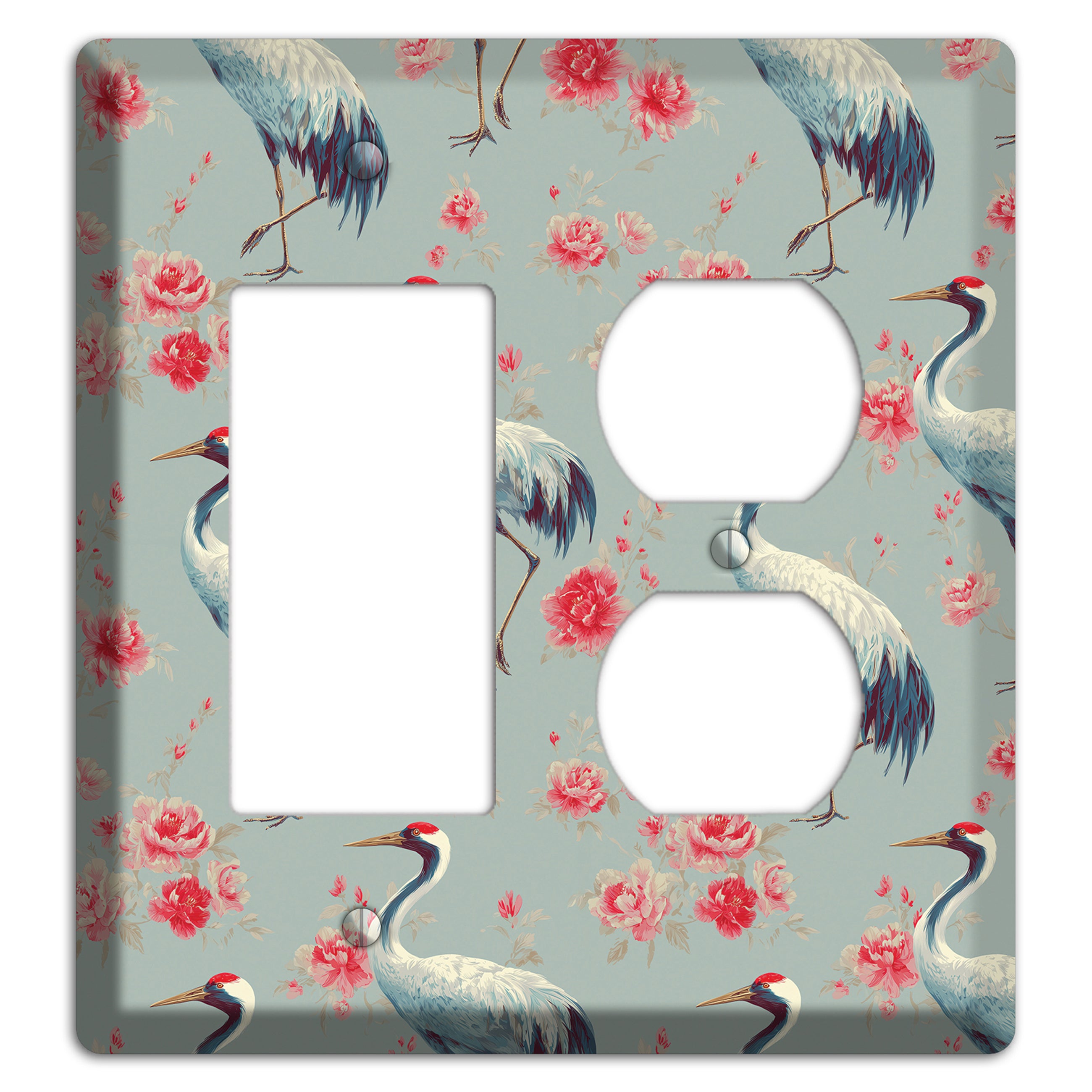 Rose Mist Vigil Rocker / Duplex Wallplate