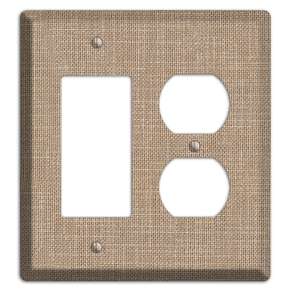 Linen Shore Rocker / Duplex Wallplate