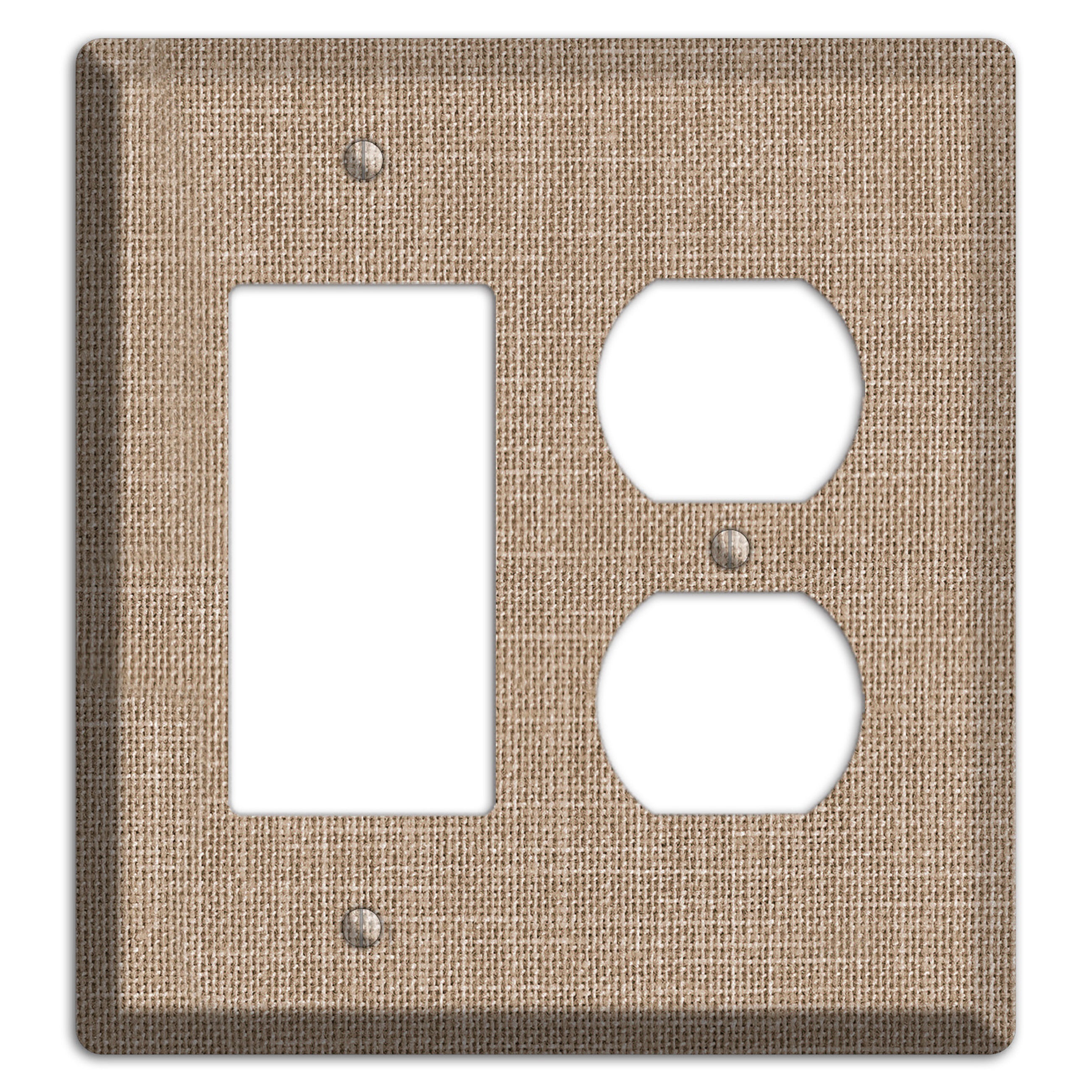 Linen Shore Rocker / Duplex Wallplate