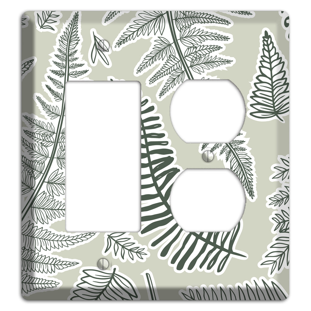 Forest Floor Scatter Rocker / Duplex Wallplate