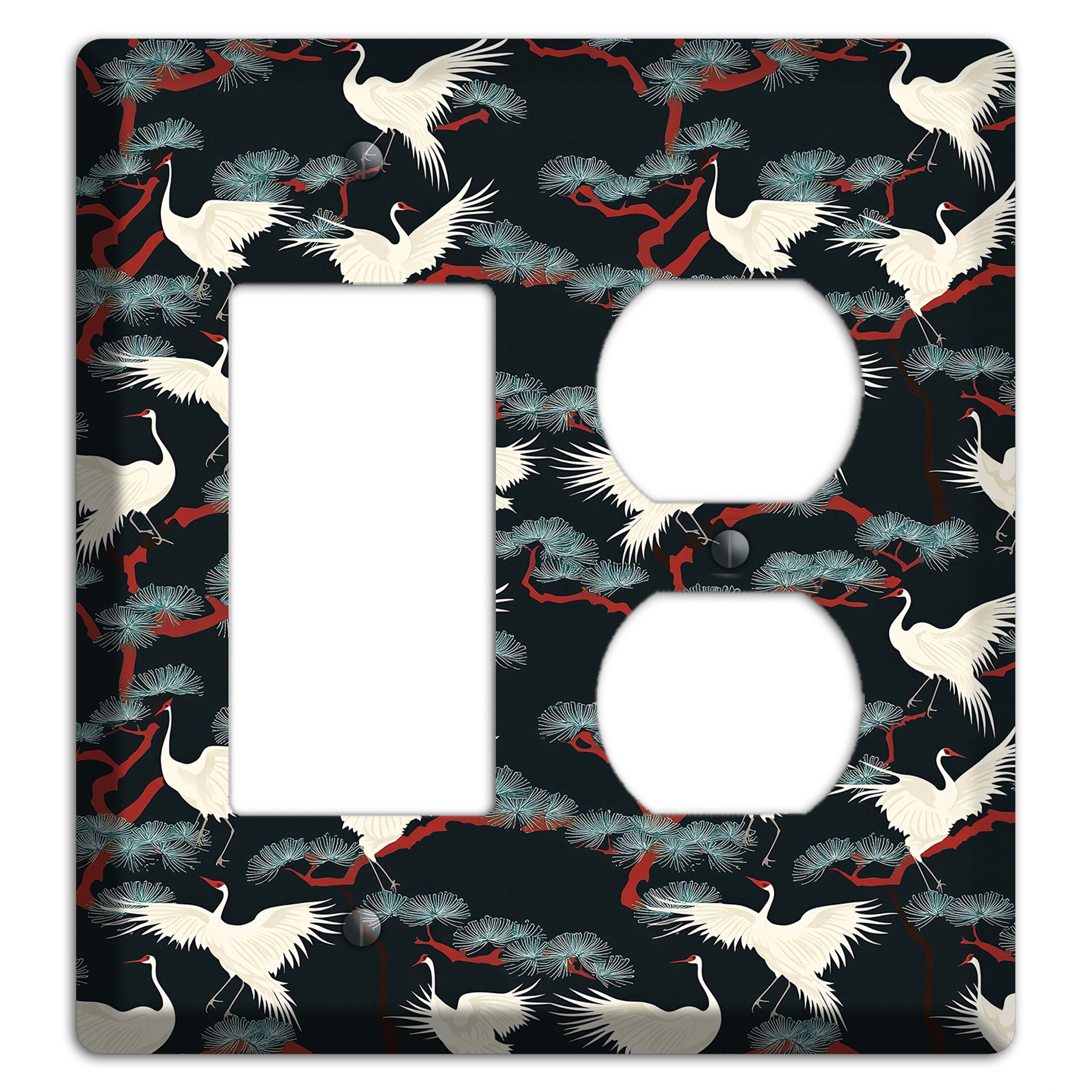 Obsidian Pine Vigil Rocker / Duplex Wallplate