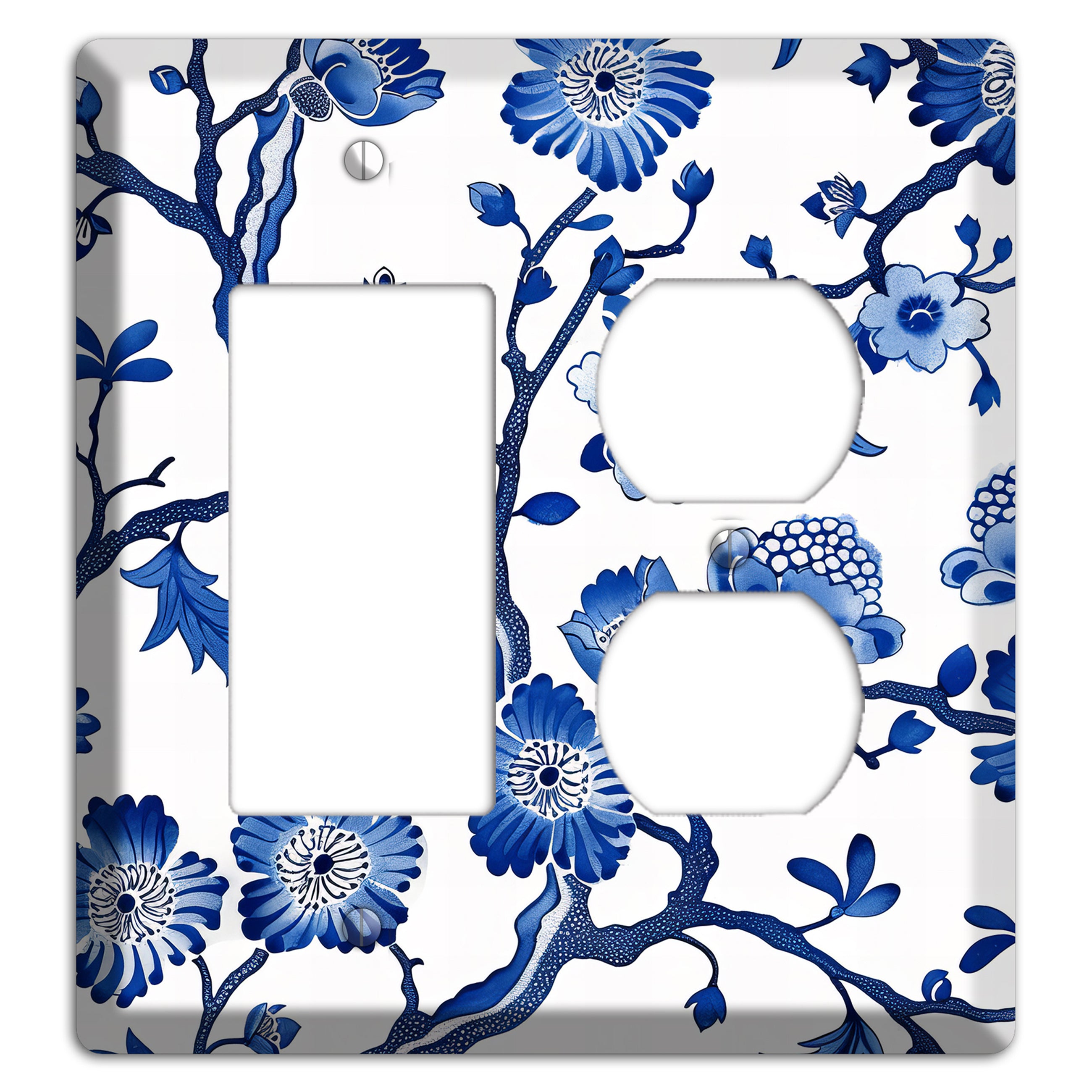 Porcelain Garden Reverie Rocker / Duplex Wallplate