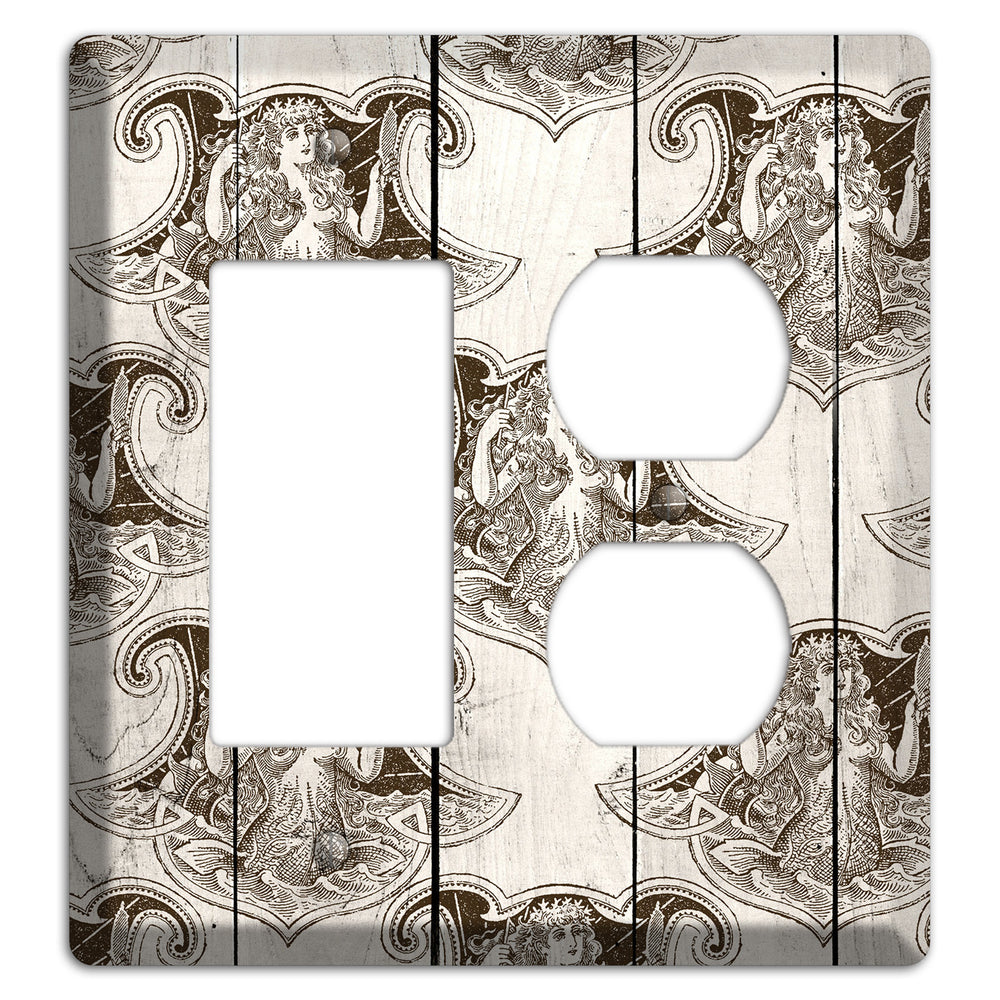 Mermaid‚Äôs Crest Rocker / Duplex Wallplate