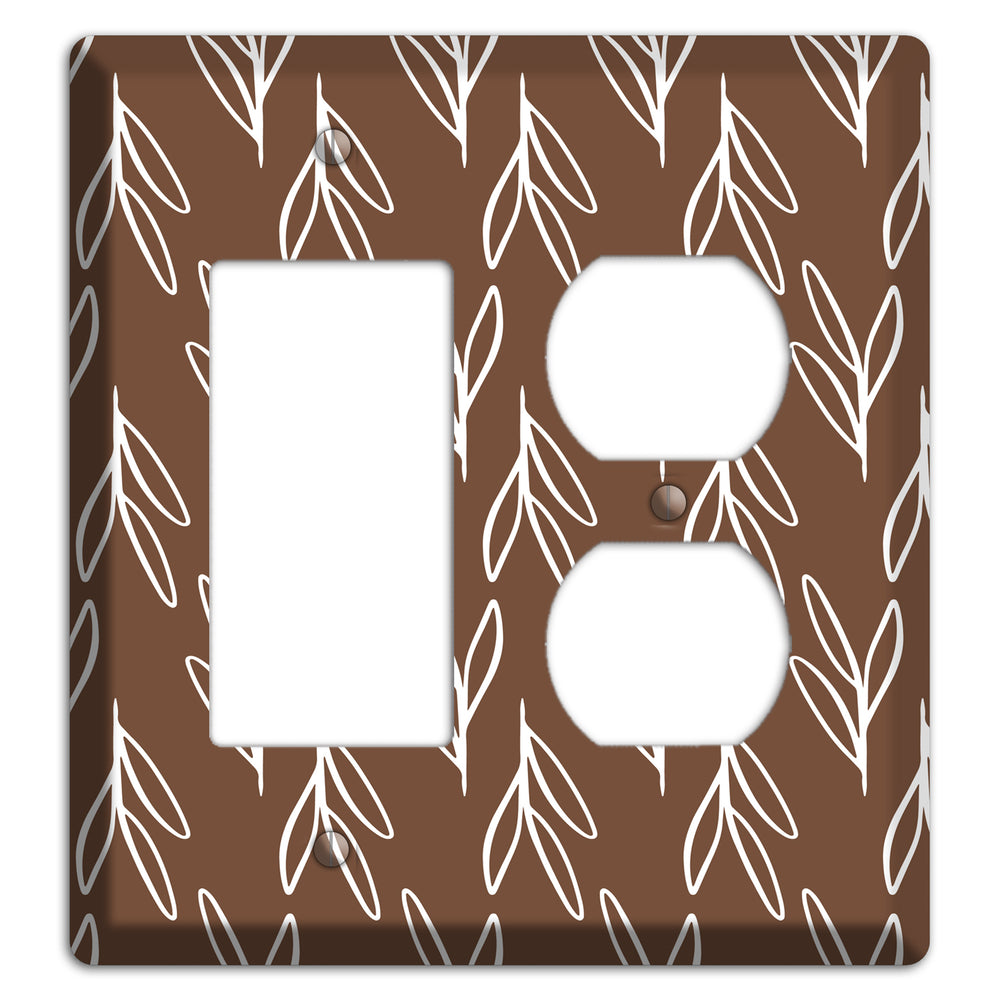 Wheat & Shadow Rocker / Duplex Wallplate