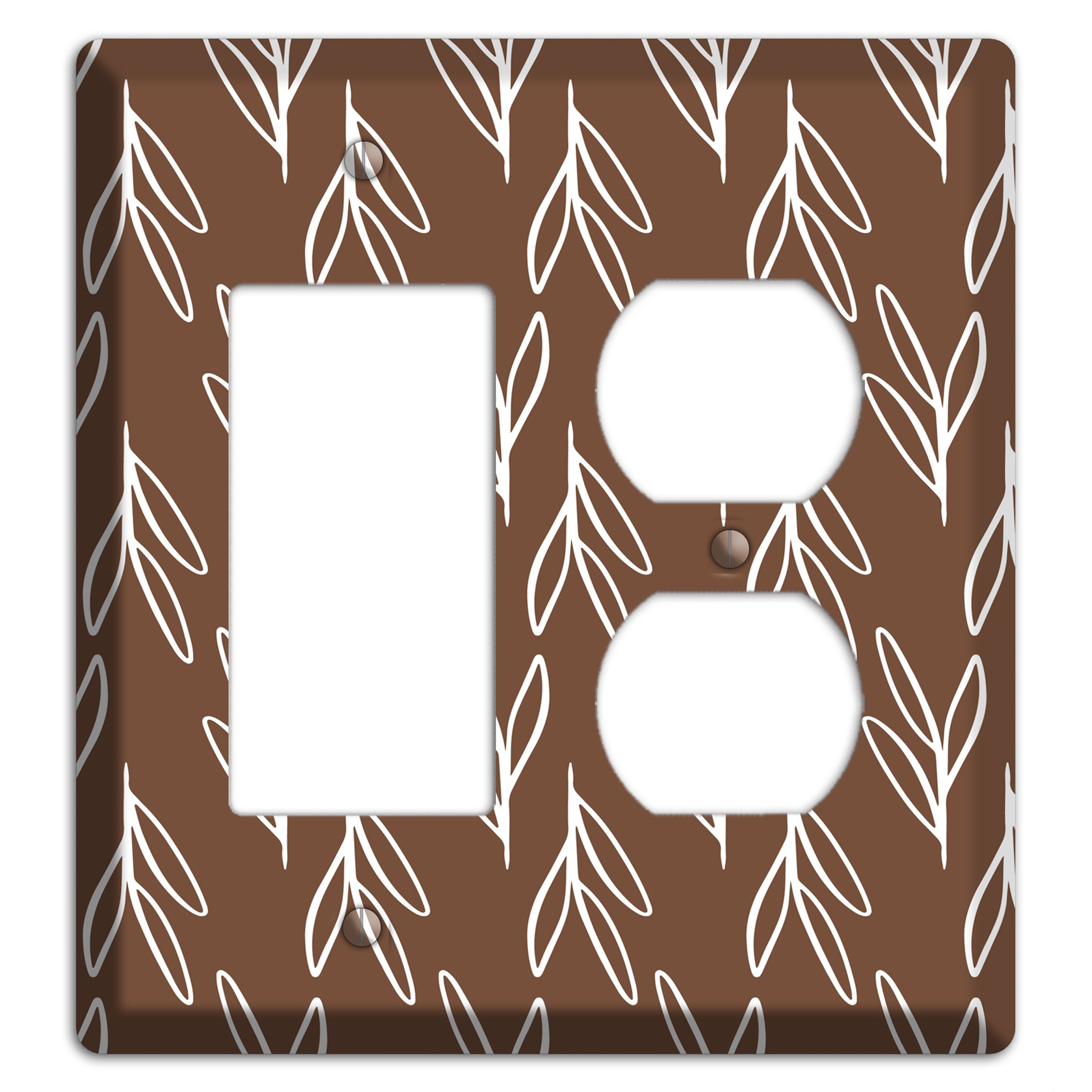 Wheat & Shadow Rocker / Duplex Wallplate
