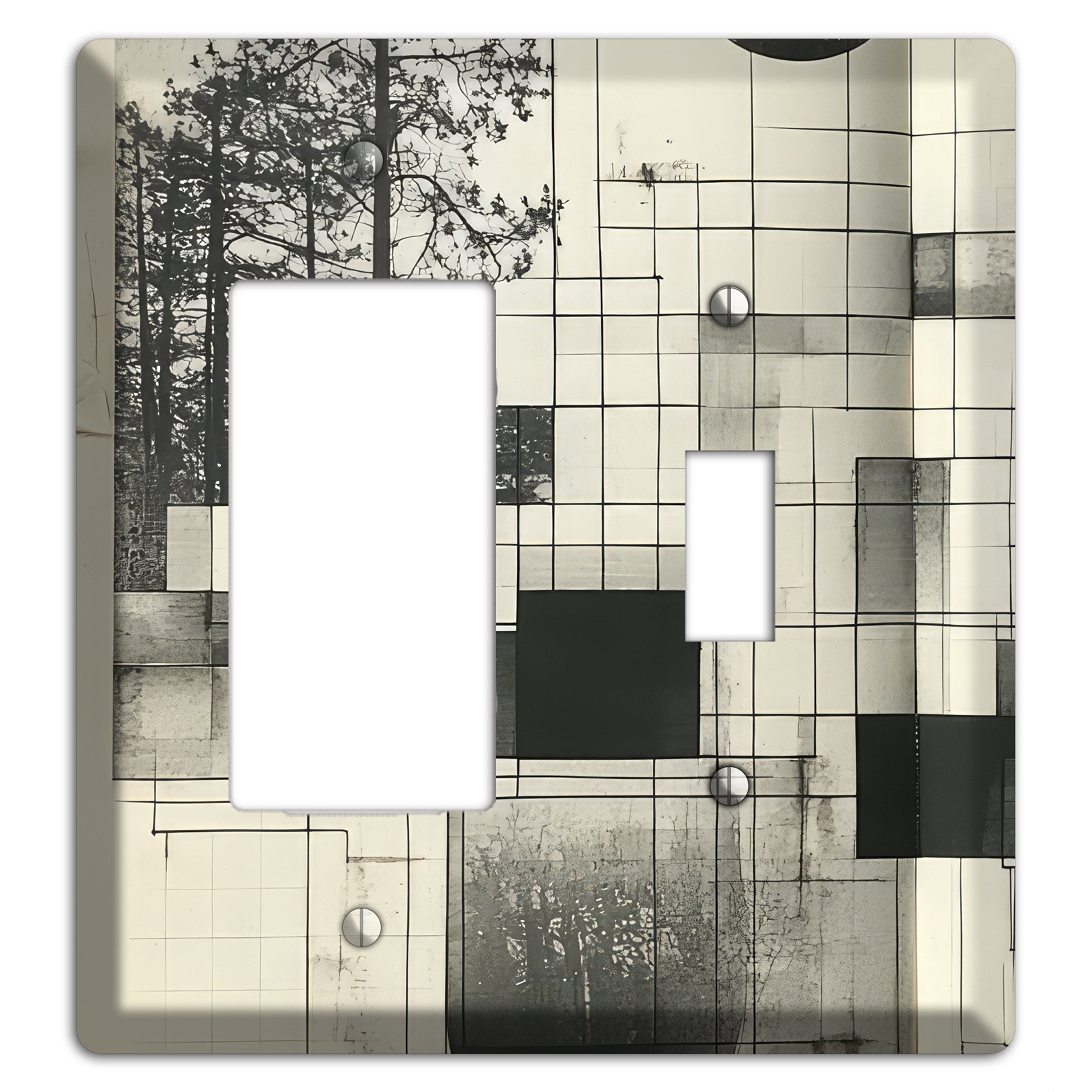 Cartographer's Dream Rocker / Toggle Wallplate