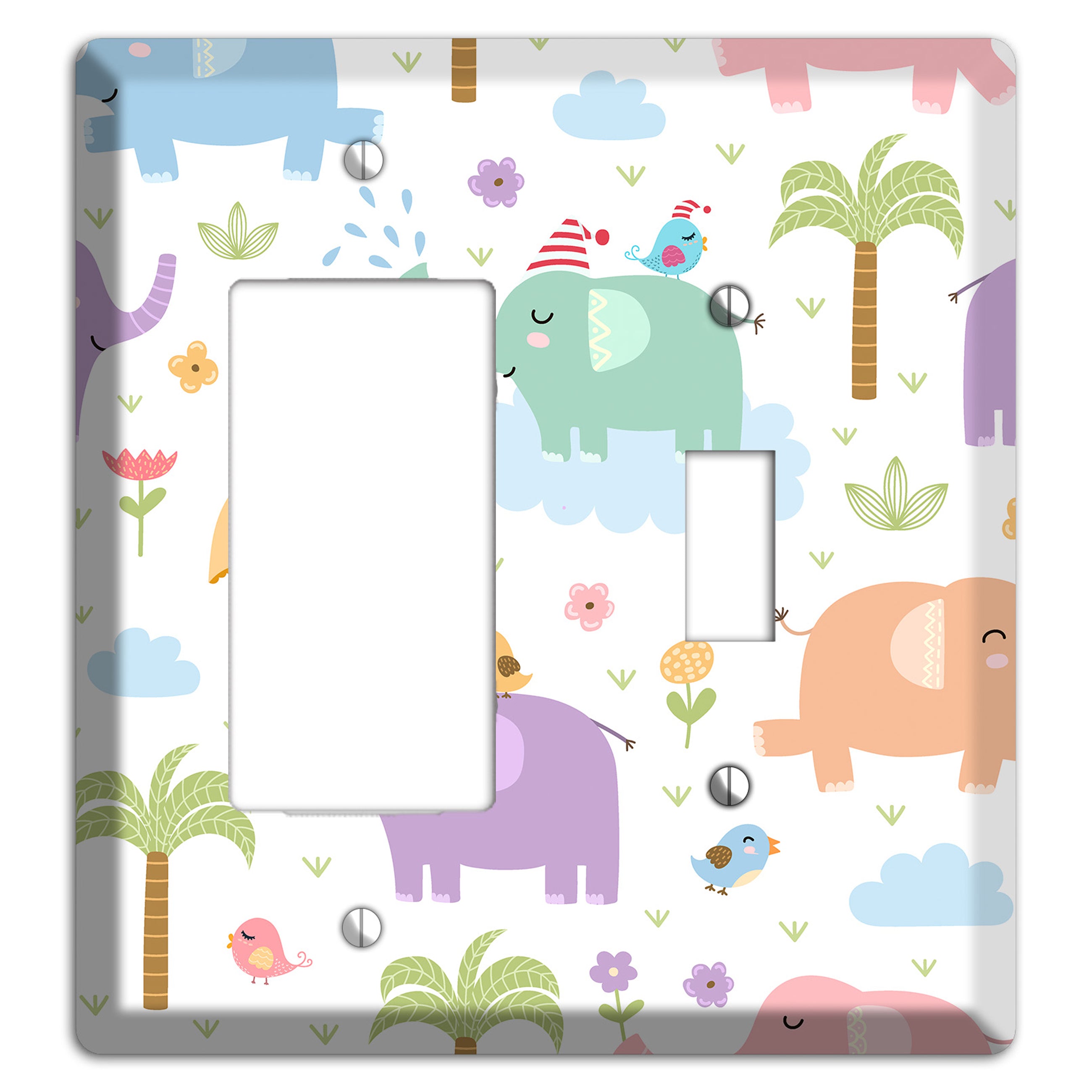 Elephant Dreams Rocker / Toggle Wallplate