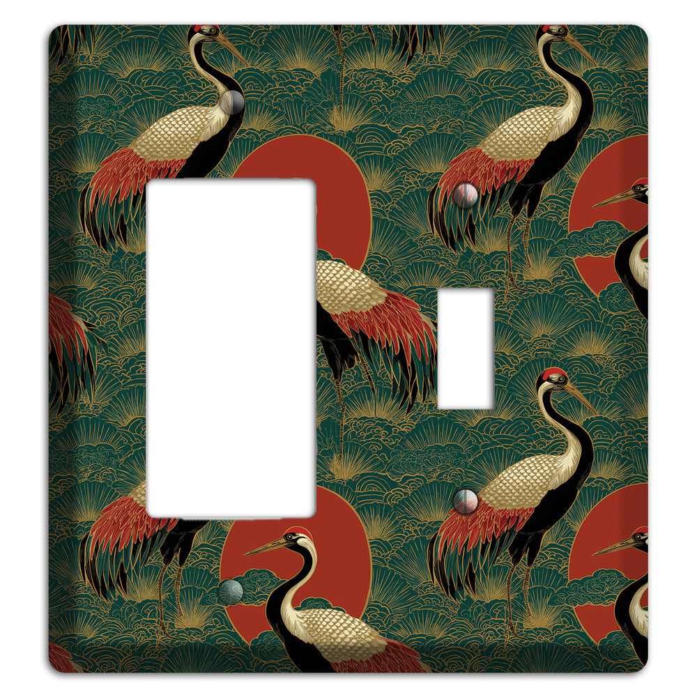 Jade Sun Sentinels Rocker / Toggle Wallplate