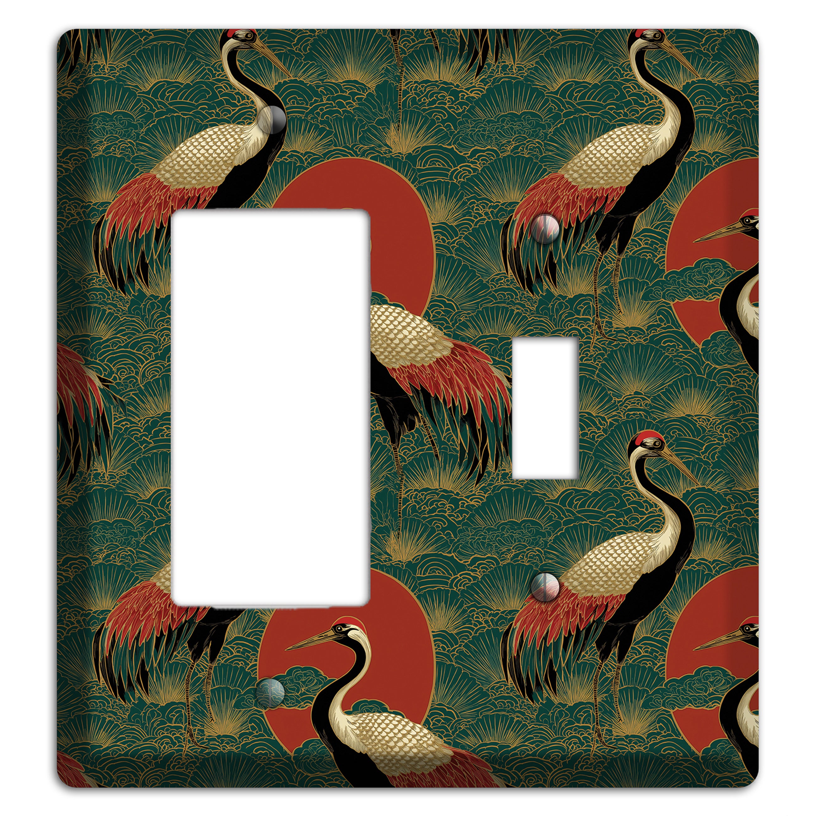 Jade Sun Sentinels Rocker / Toggle Wallplate