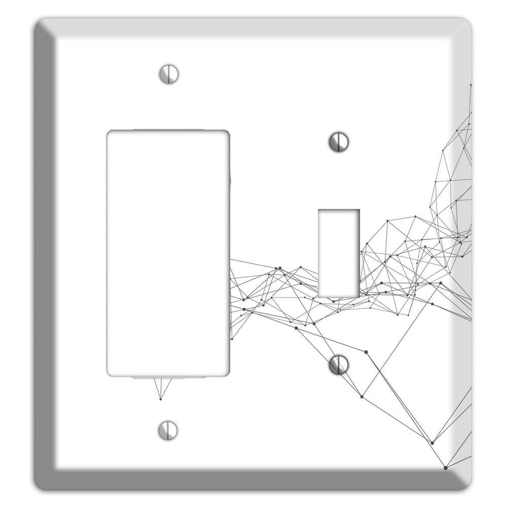 Emergent Mesh Theory Rocker / Toggle Wallplate