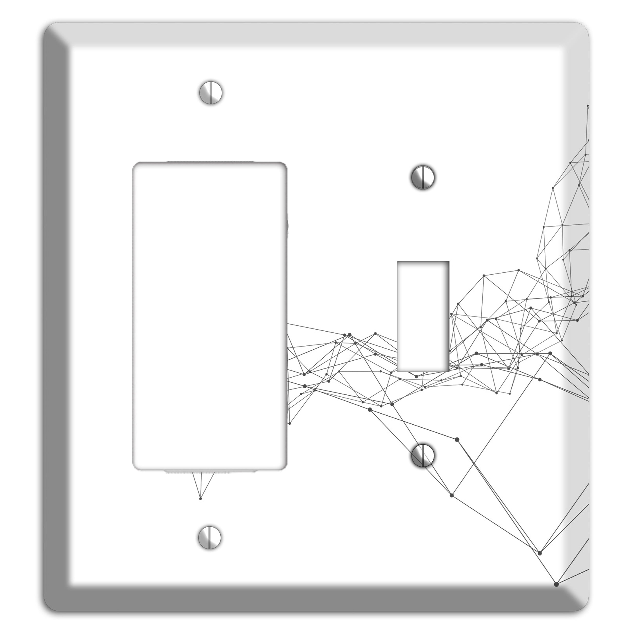 Emergent Mesh Theory Rocker / Toggle Wallplate