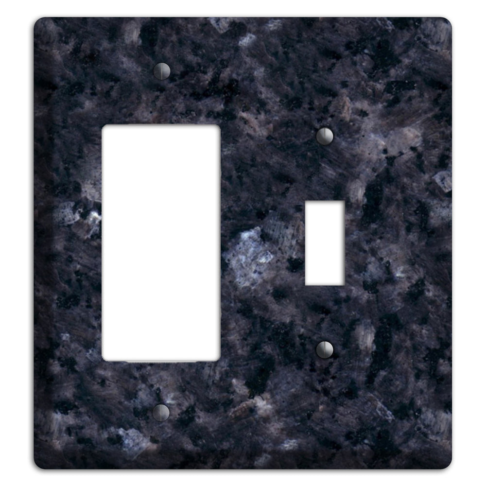 Blue Pearl Granite Rocker / Toggle Wallplate
