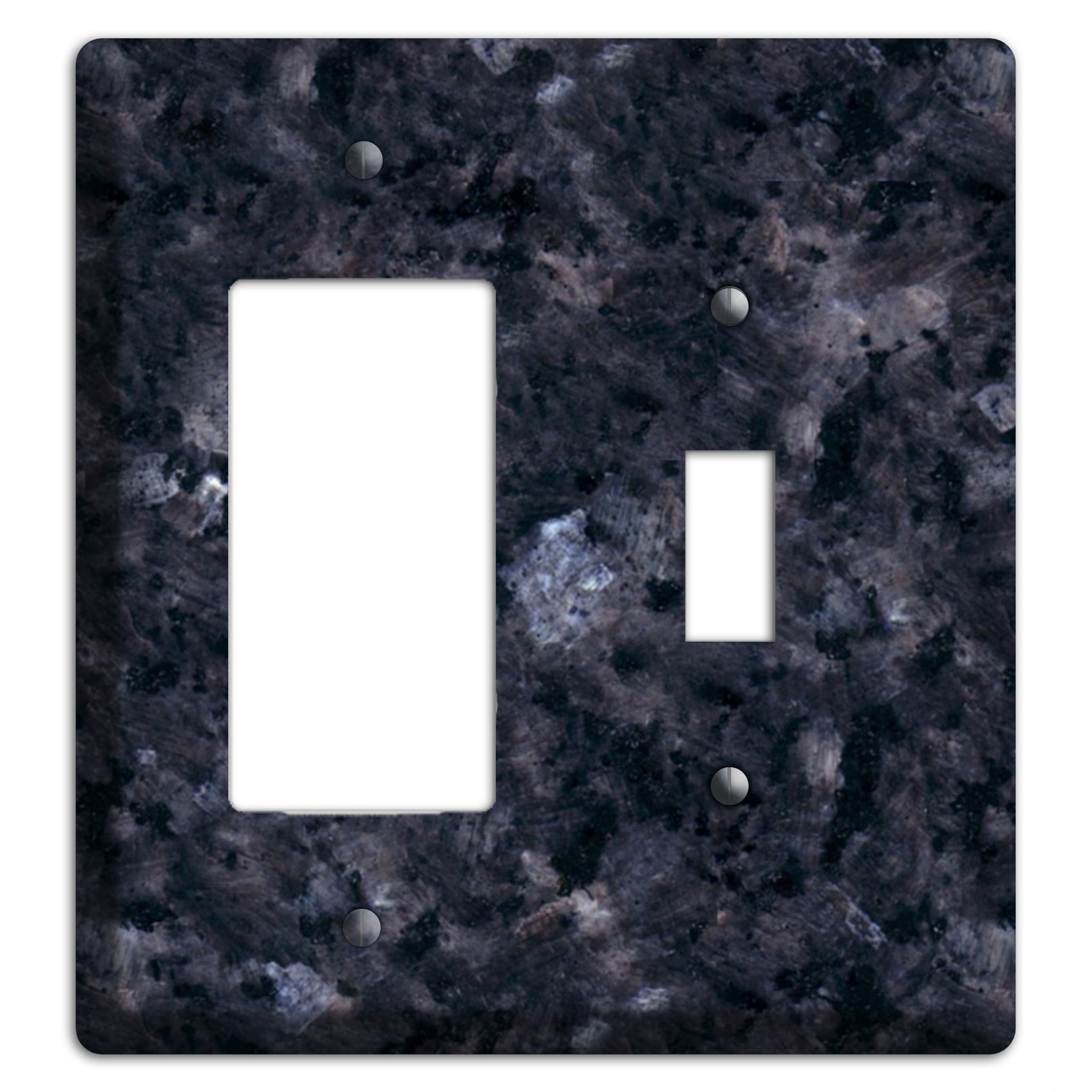 Blue Pearl Granite Rocker / Toggle Wallplate