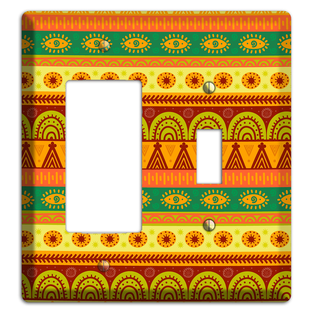 Ethnic Harmony Rocker / Toggle Wallplate