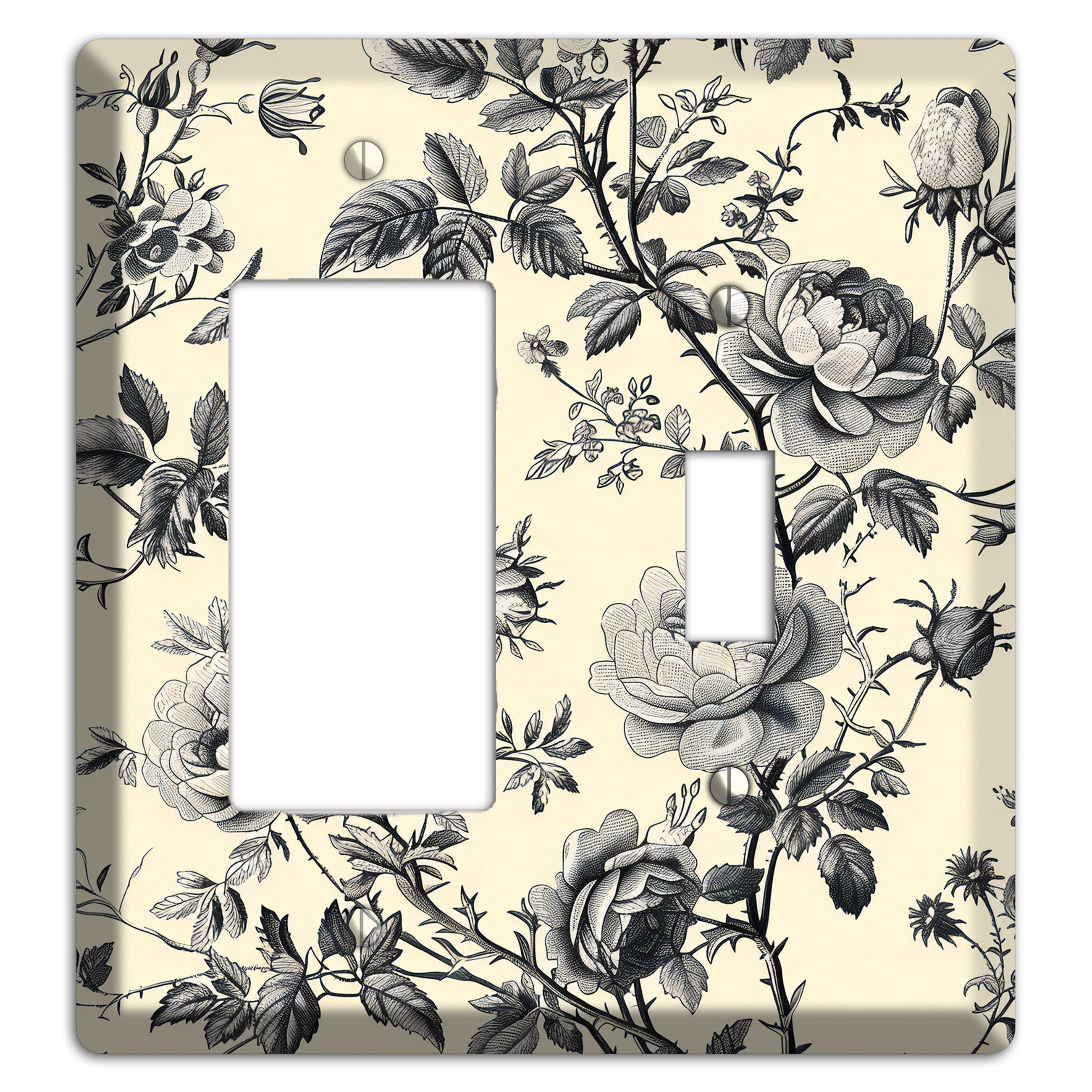 Thorned Reverie Rocker / Toggle Wallplate
