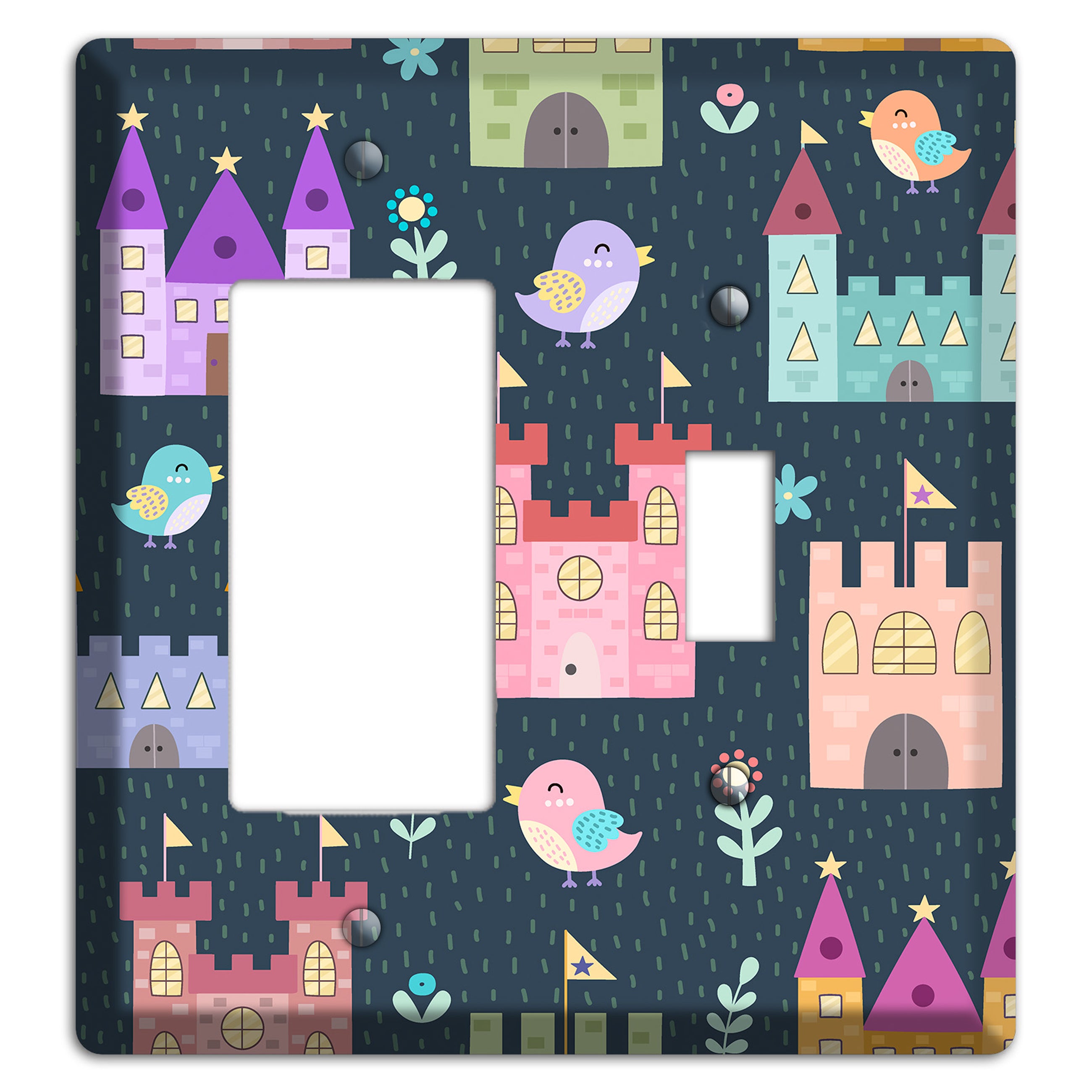 Castle Garden Rocker / Toggle Wallplate