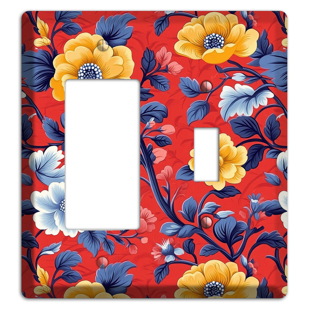 Scarlet Garden Reverie Rocker / Toggle Wallplate