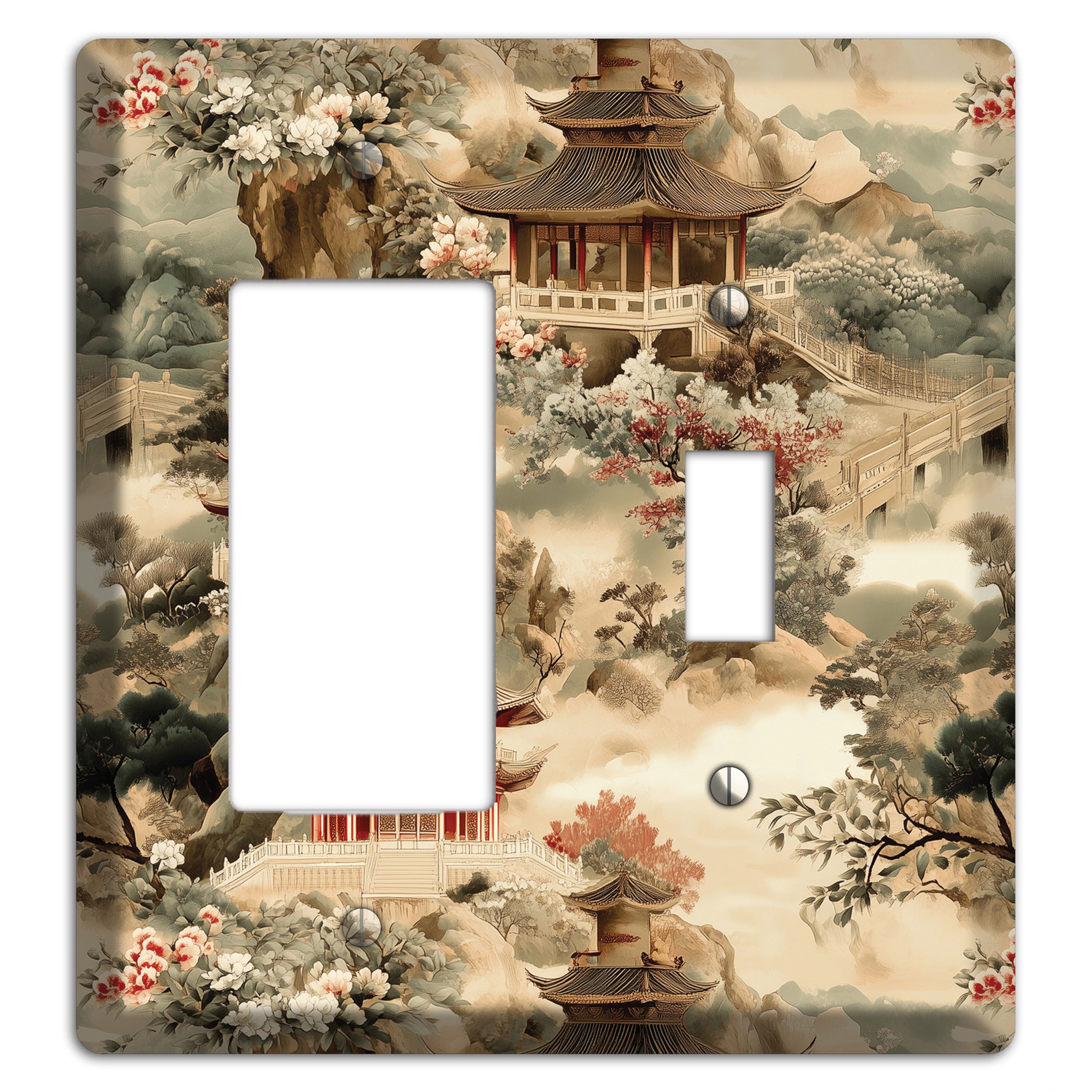 Jade Mountain Reverie Rocker / Toggle Wallplate