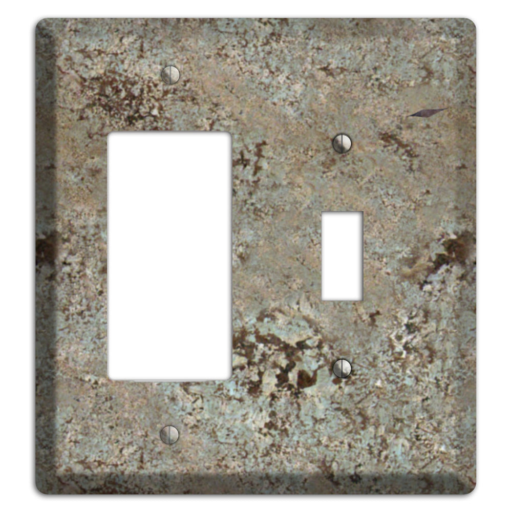 Delicatus White Granite Rocker / Toggle Wallplate
