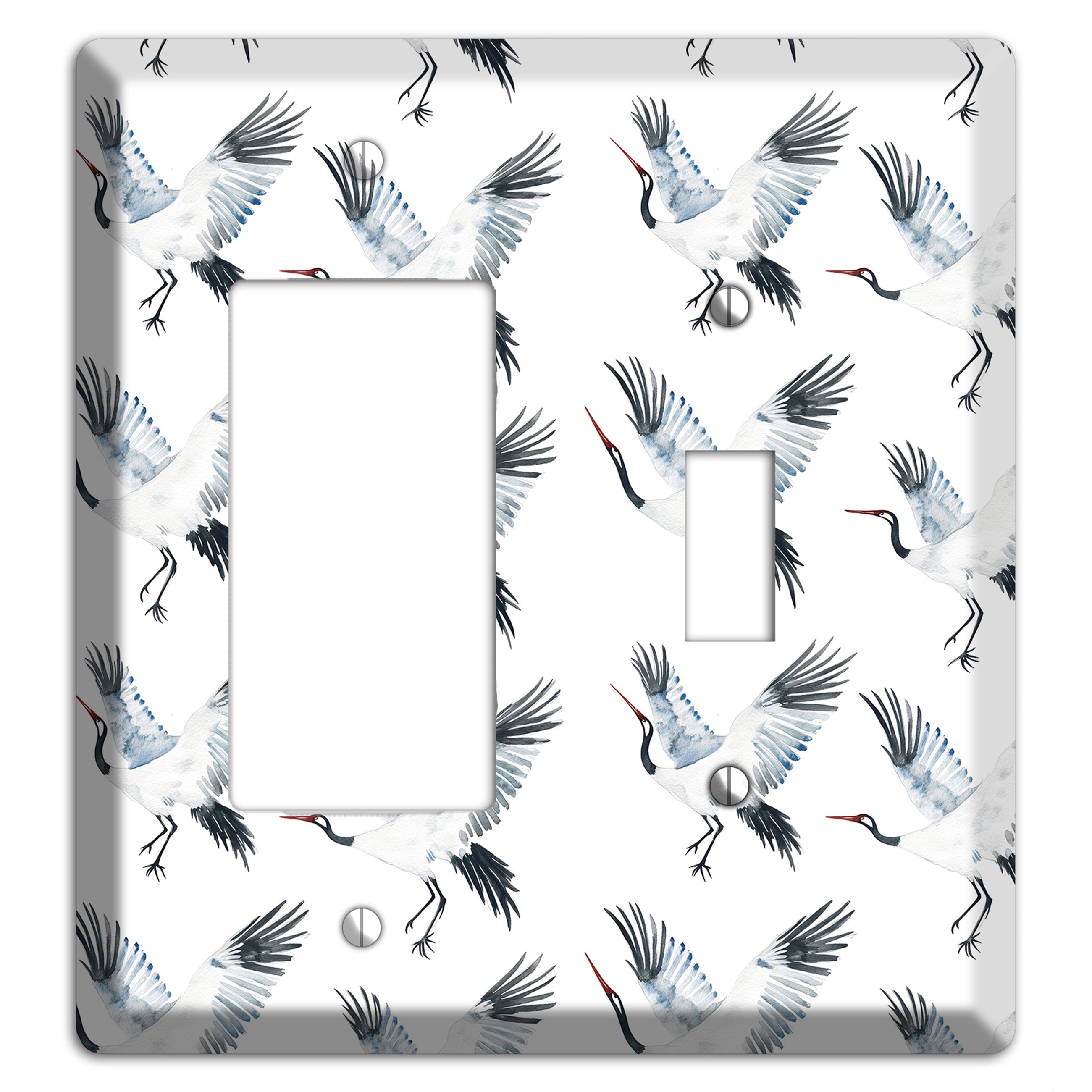 Silver Wing Ascent Rocker / Toggle Wallplate