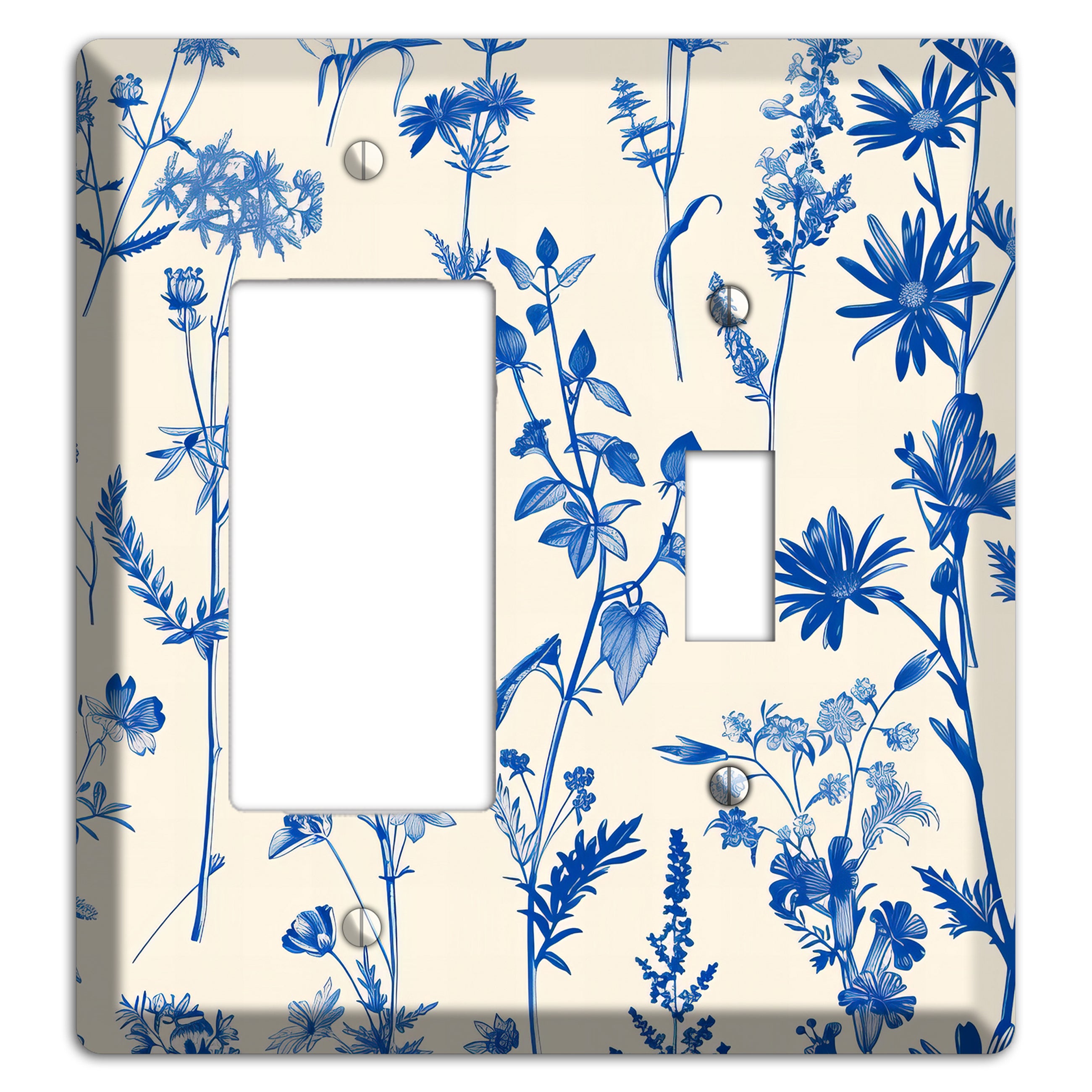 Meadow in Ink Rocker / Toggle Wallplate