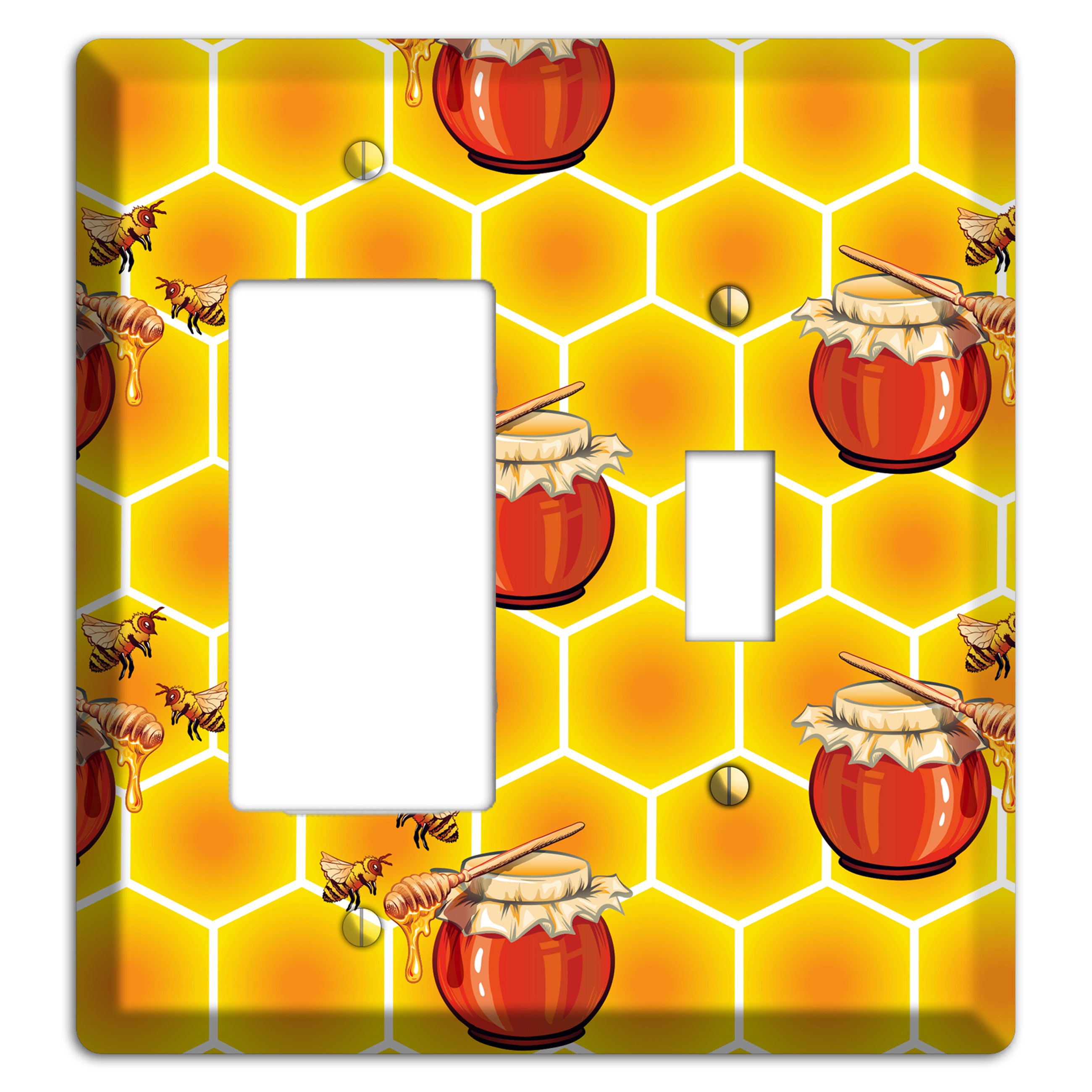 Harvest Season Repeating Rocker / Toggle Wallplate