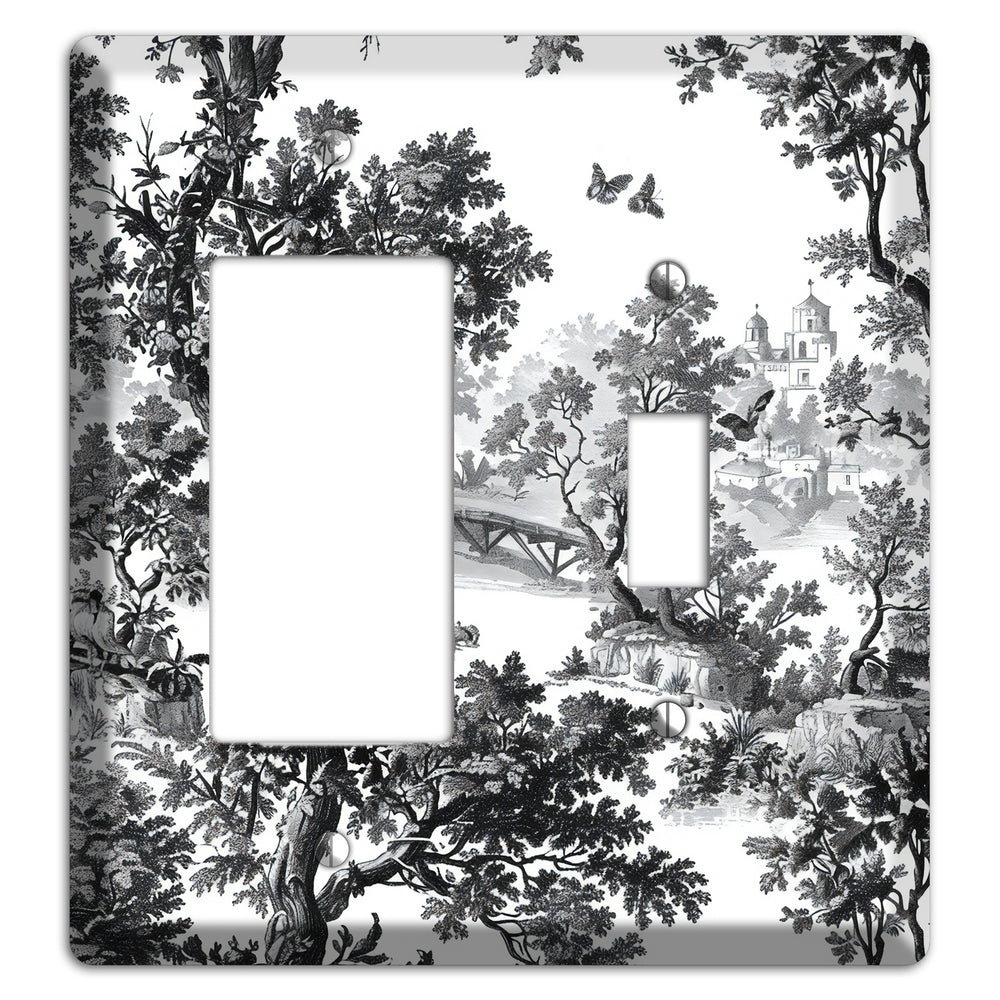Woodland Chapel Mist Rocker / Toggle Wallplate